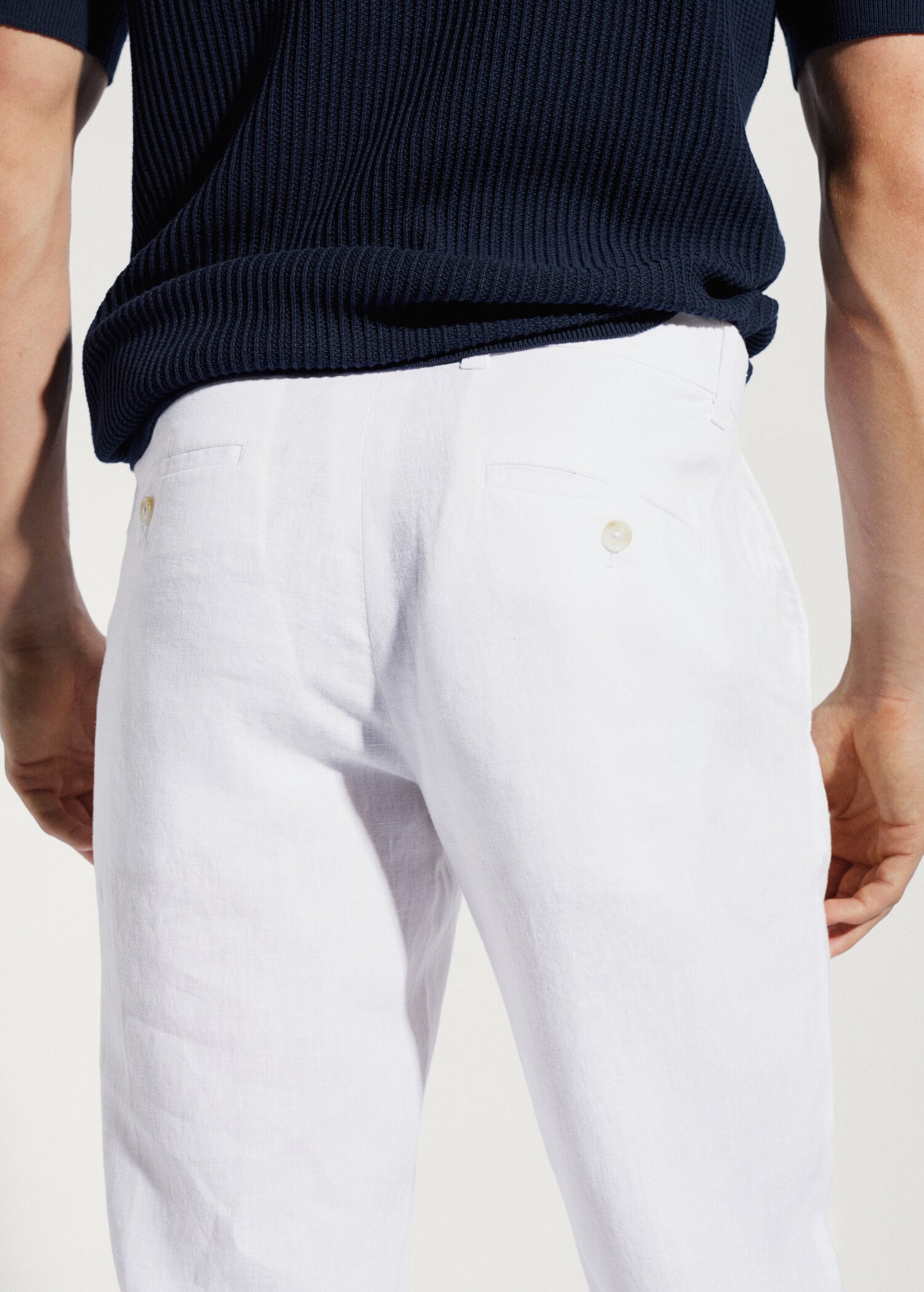 Pantalon 100 % lin slim fit - Détail de l'article 6