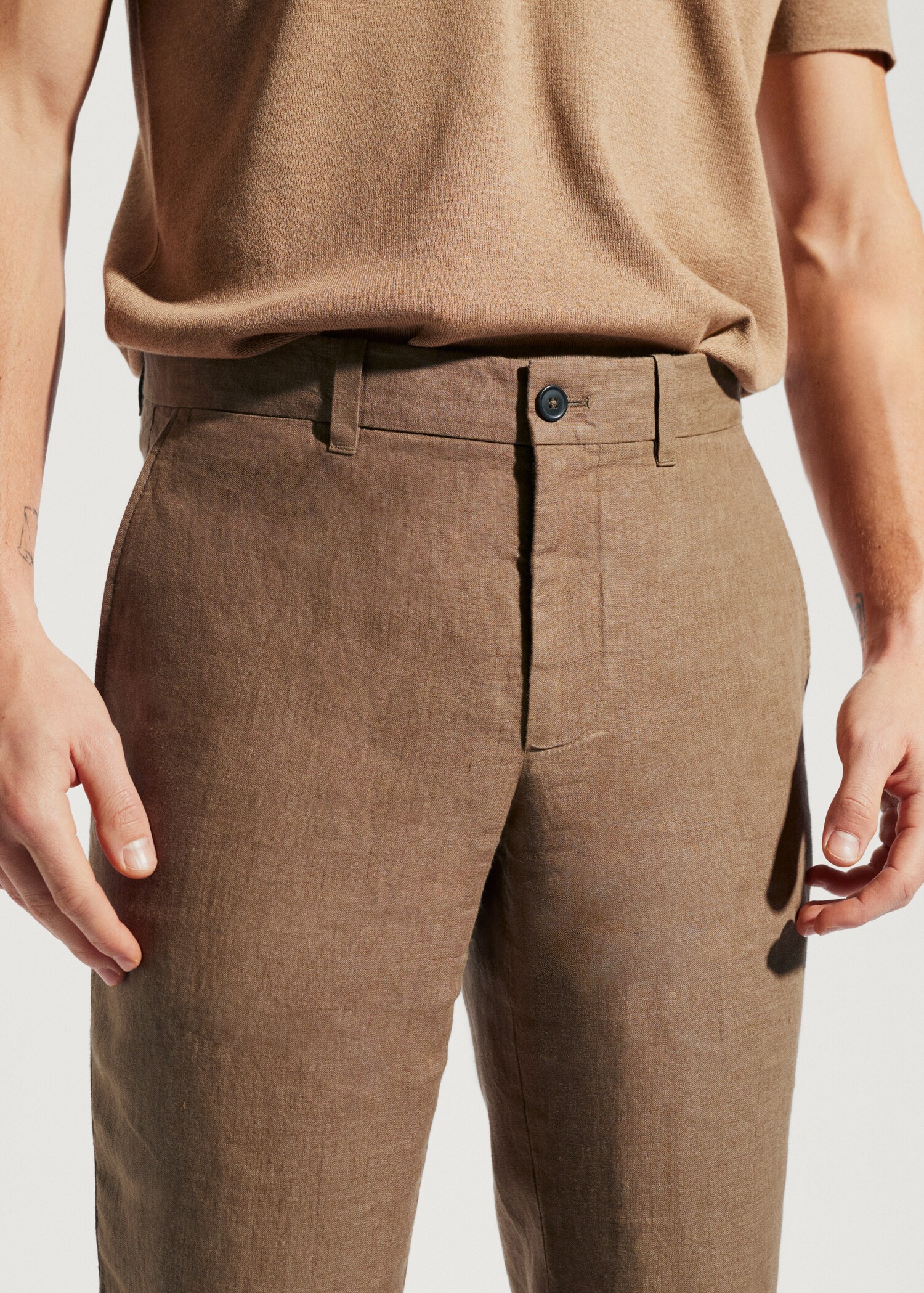 Pantalon 100 % lin slim fit - Détail de l'article 1
