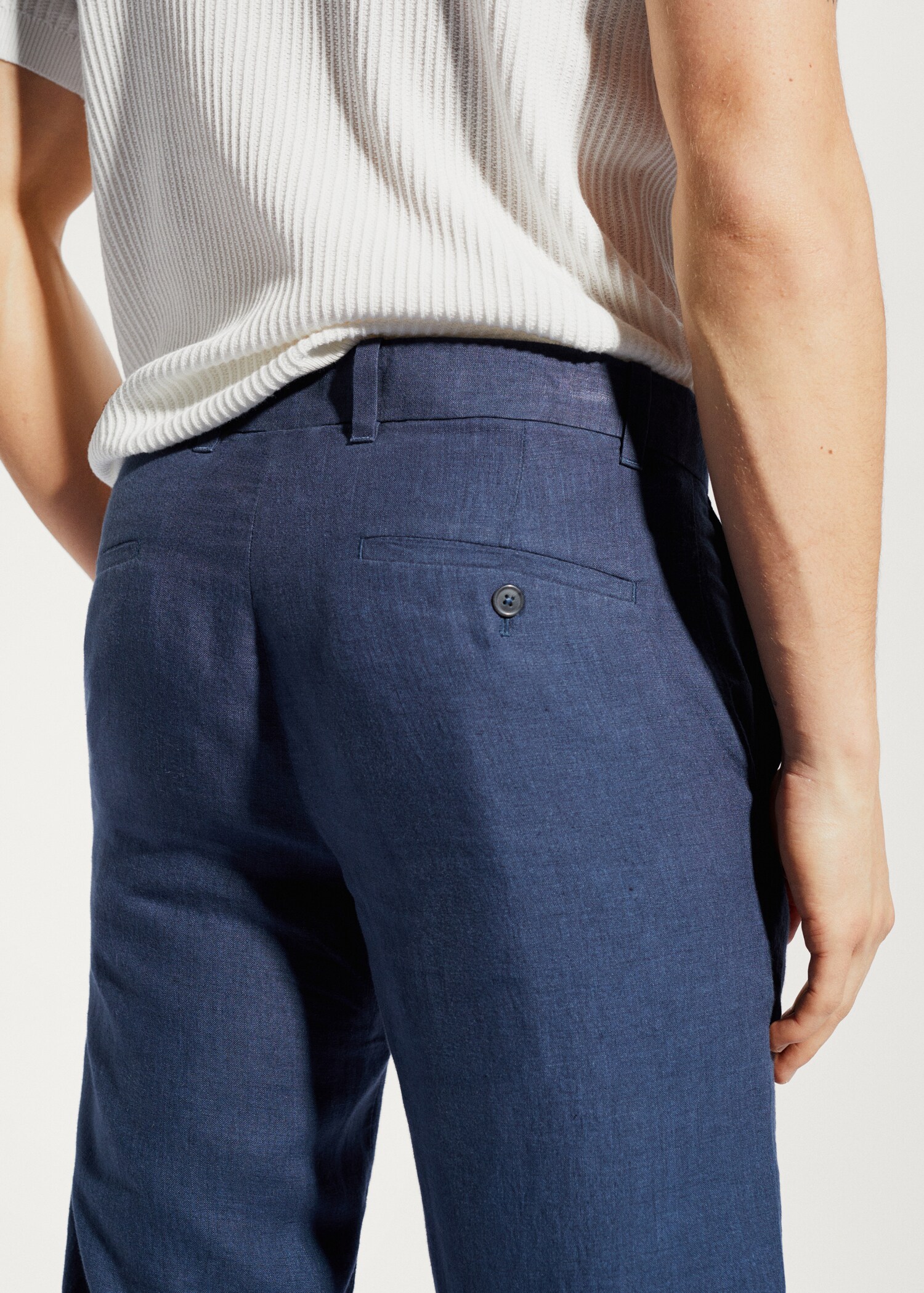 Pantalon 100 % lin slim fit - Détail de l'article 6