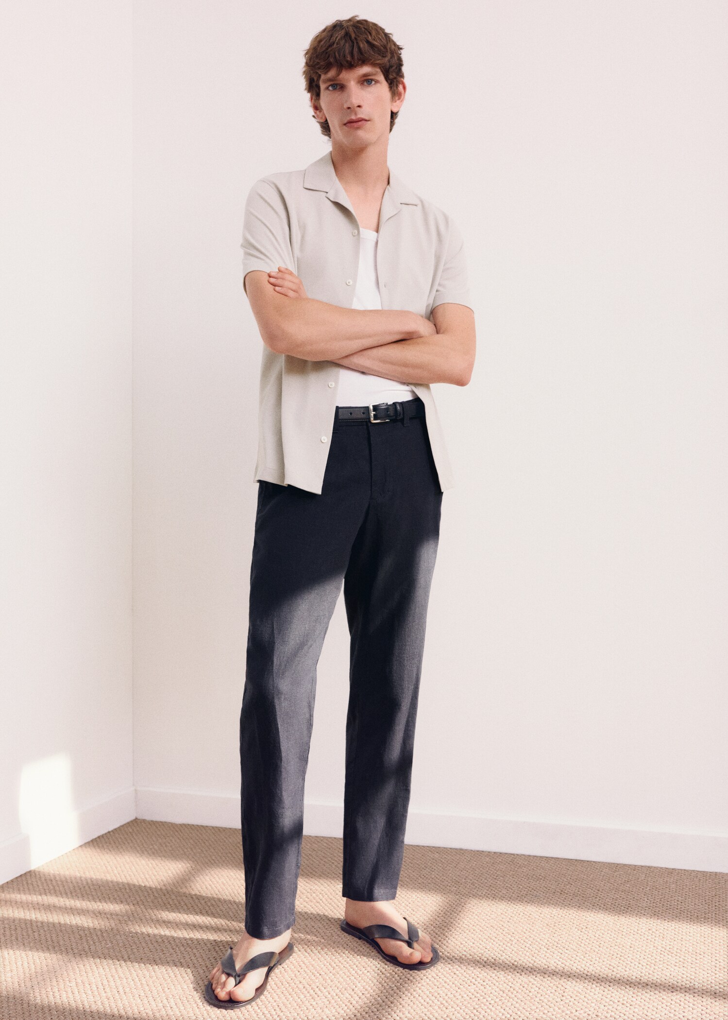 Pantalon 100 % lin slim fit - Détail de l'article 5