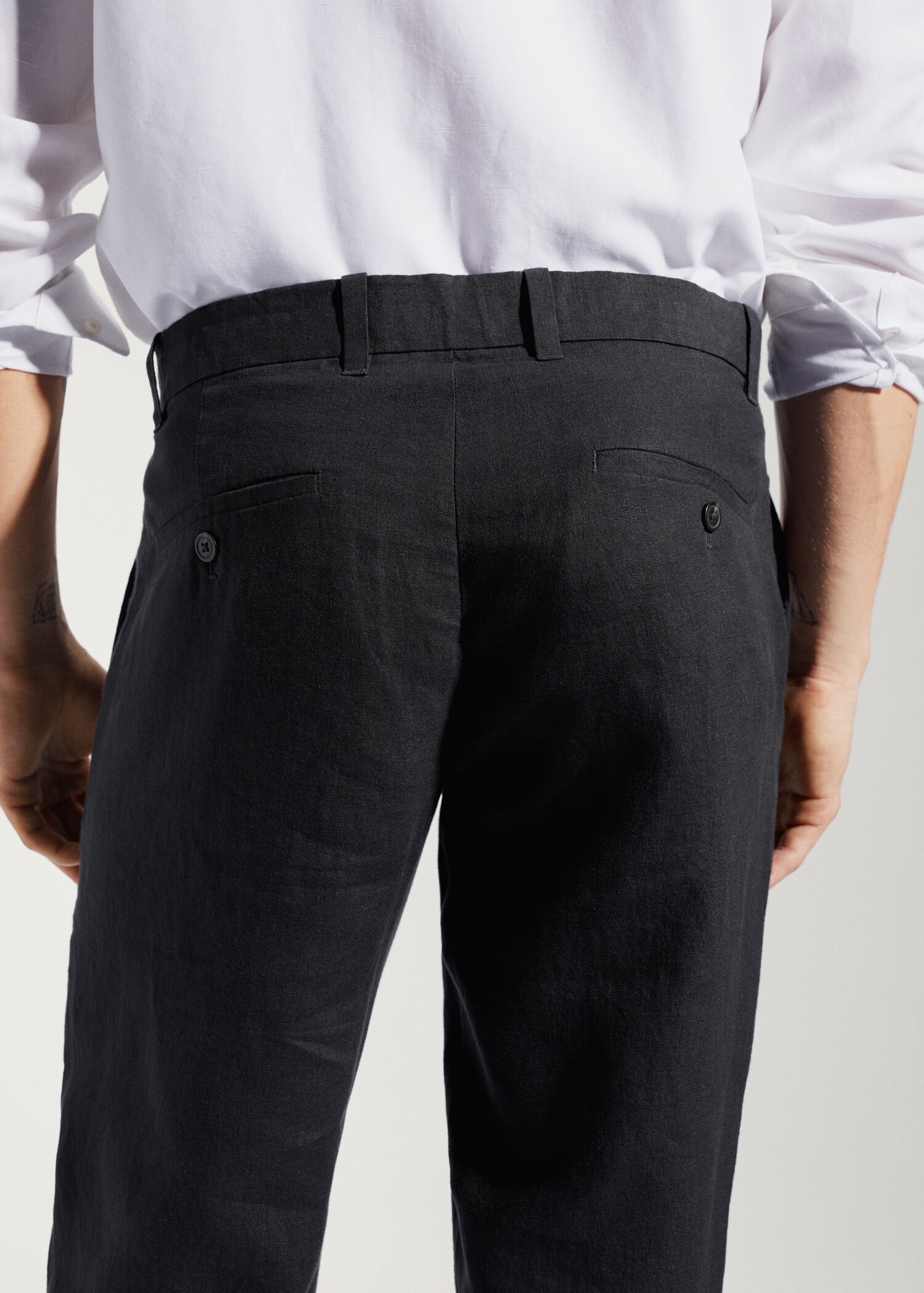 Pantalon 100 % lin slim fit - Détail de l'article 6