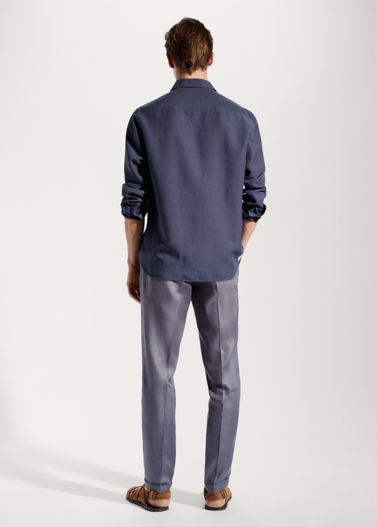 Chemise légère Tencel-lin - Verso de l’article