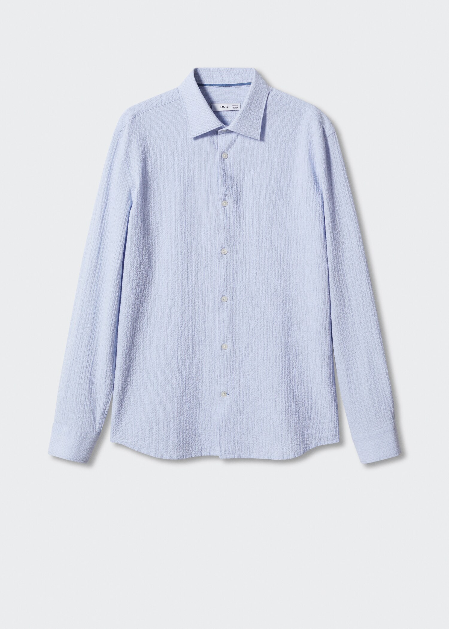 Camisa algodón seersucker mil rayas - Artículo sin modelo