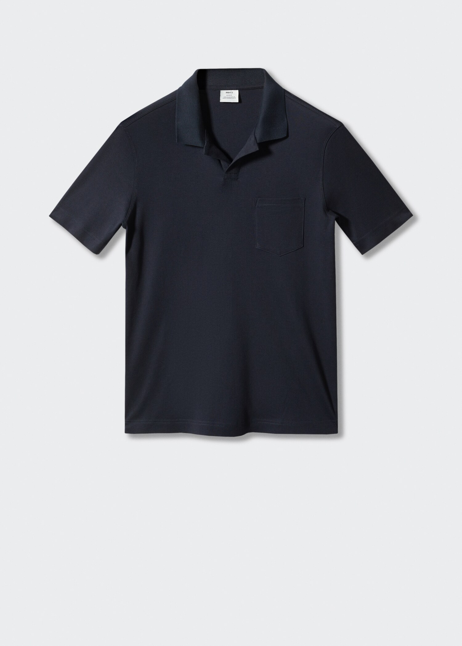 100% cotton polo shirt with pocket - Article without model