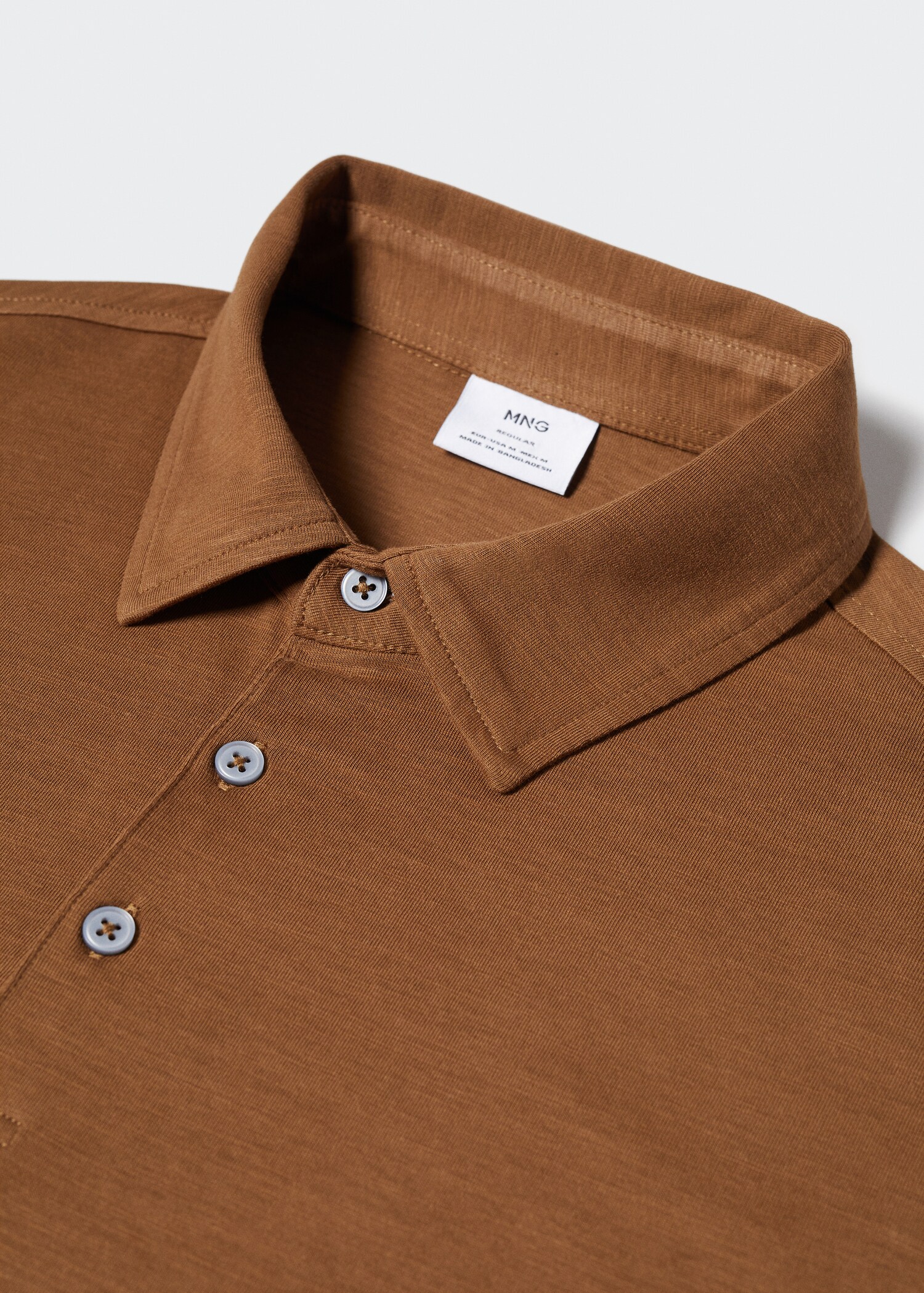 100% cotton basic polo shirt  - Details of the article 8