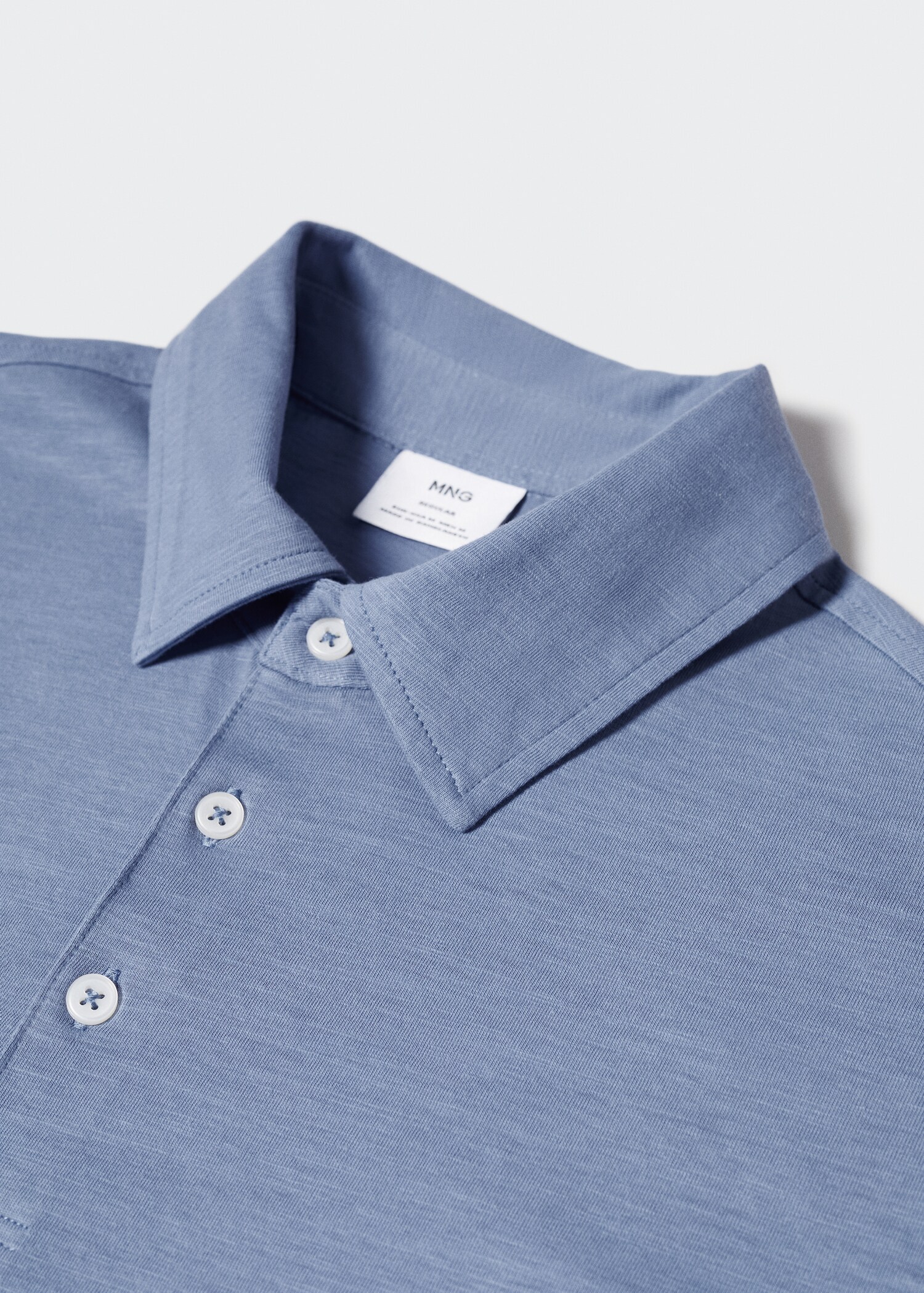 100% cotton basic polo shirt  - Details of the article 8