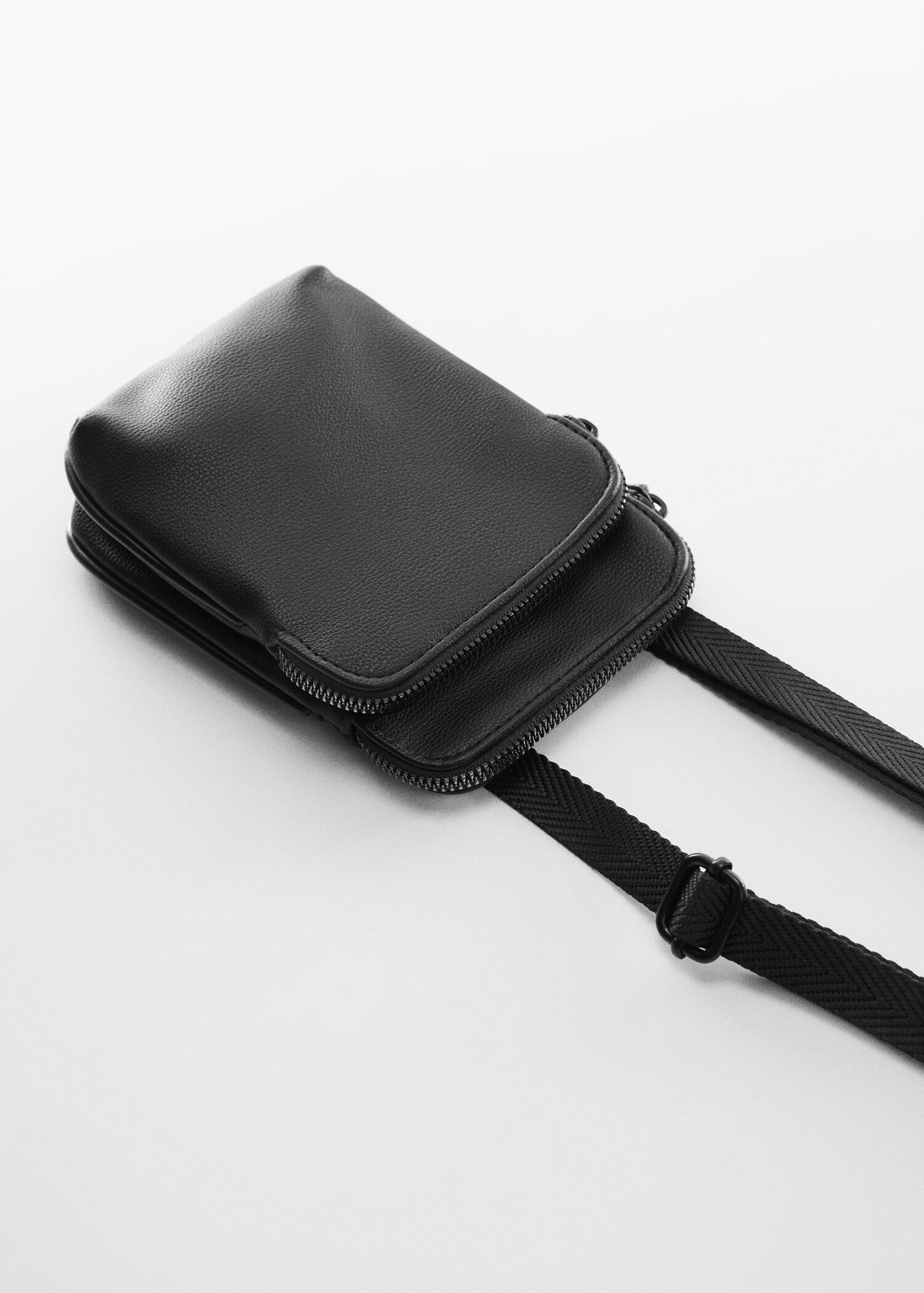 Mini leather-effect shoulder bag - Details of the article 1