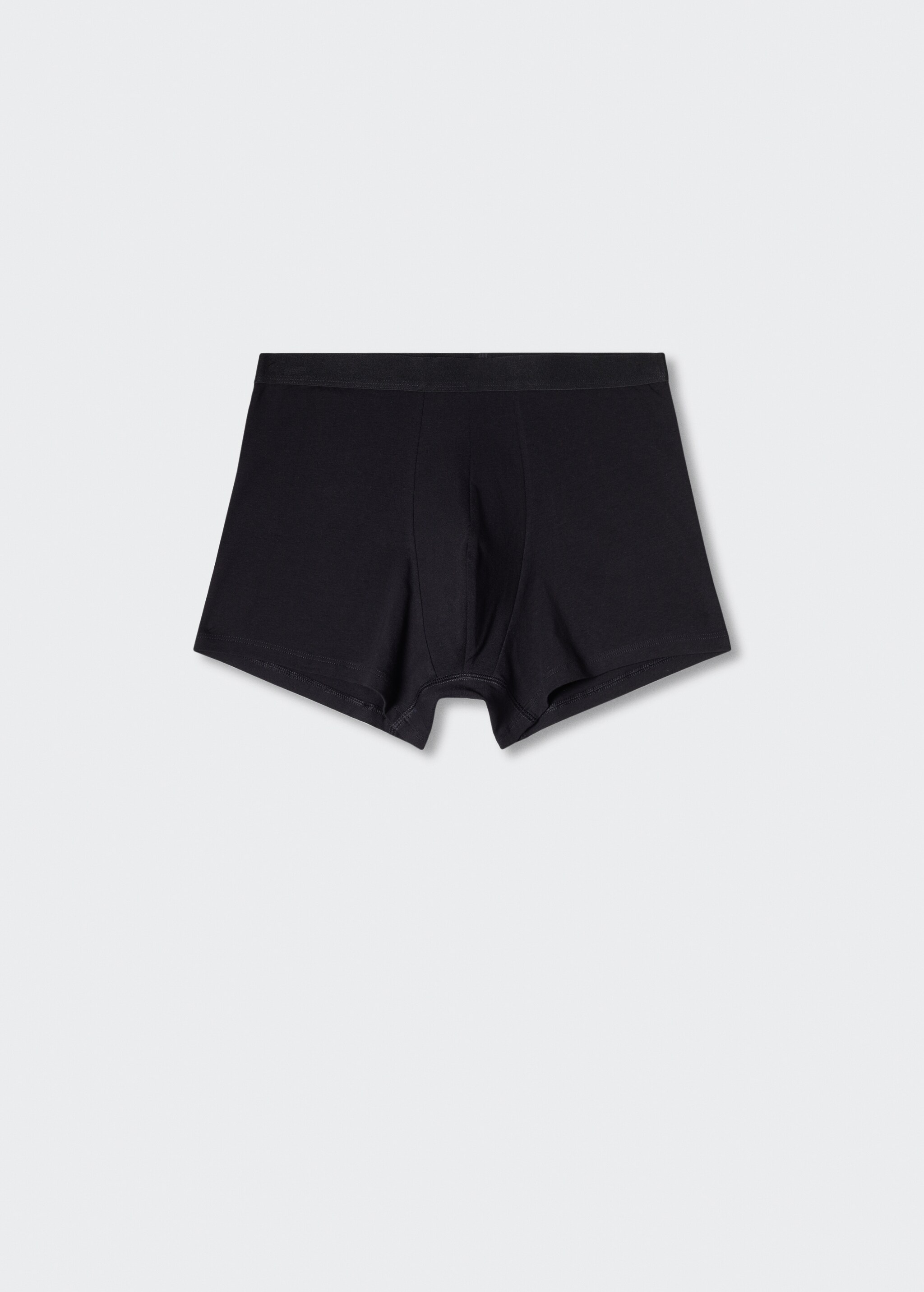 3-pack of black cotton boxer shorts - Details of the article 8