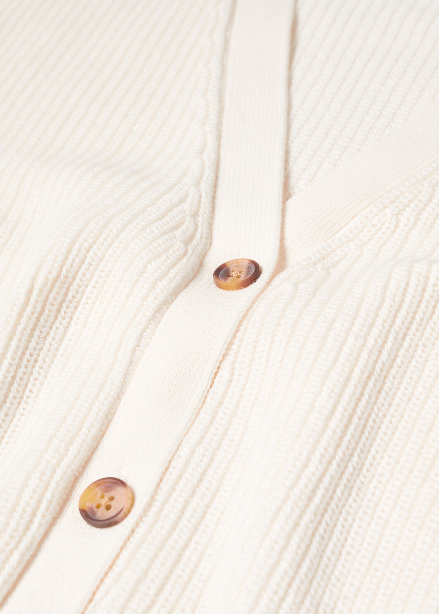 Ribbed knit cardigan - Details of the article 8