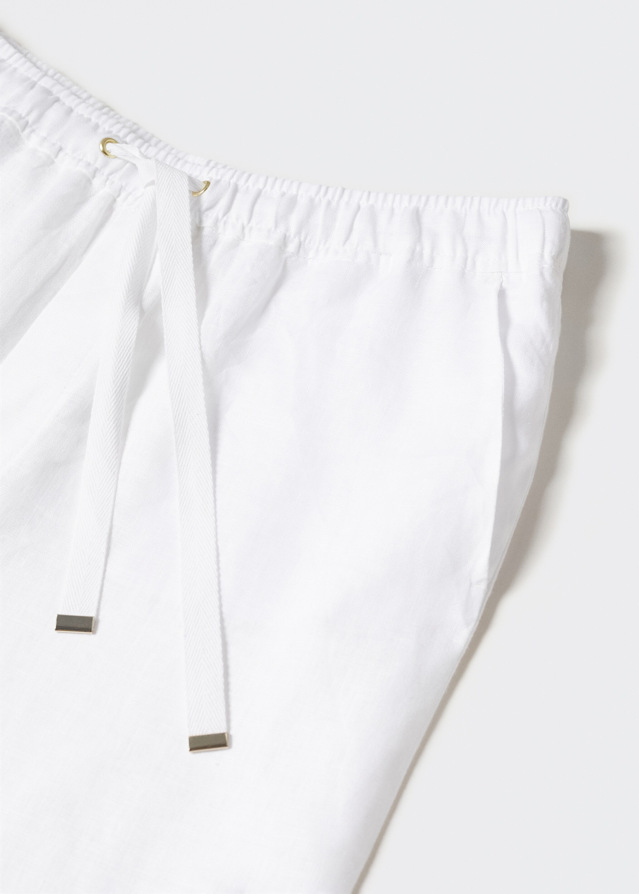 Fiyonklu keten pantolon - Ürün detayı 8