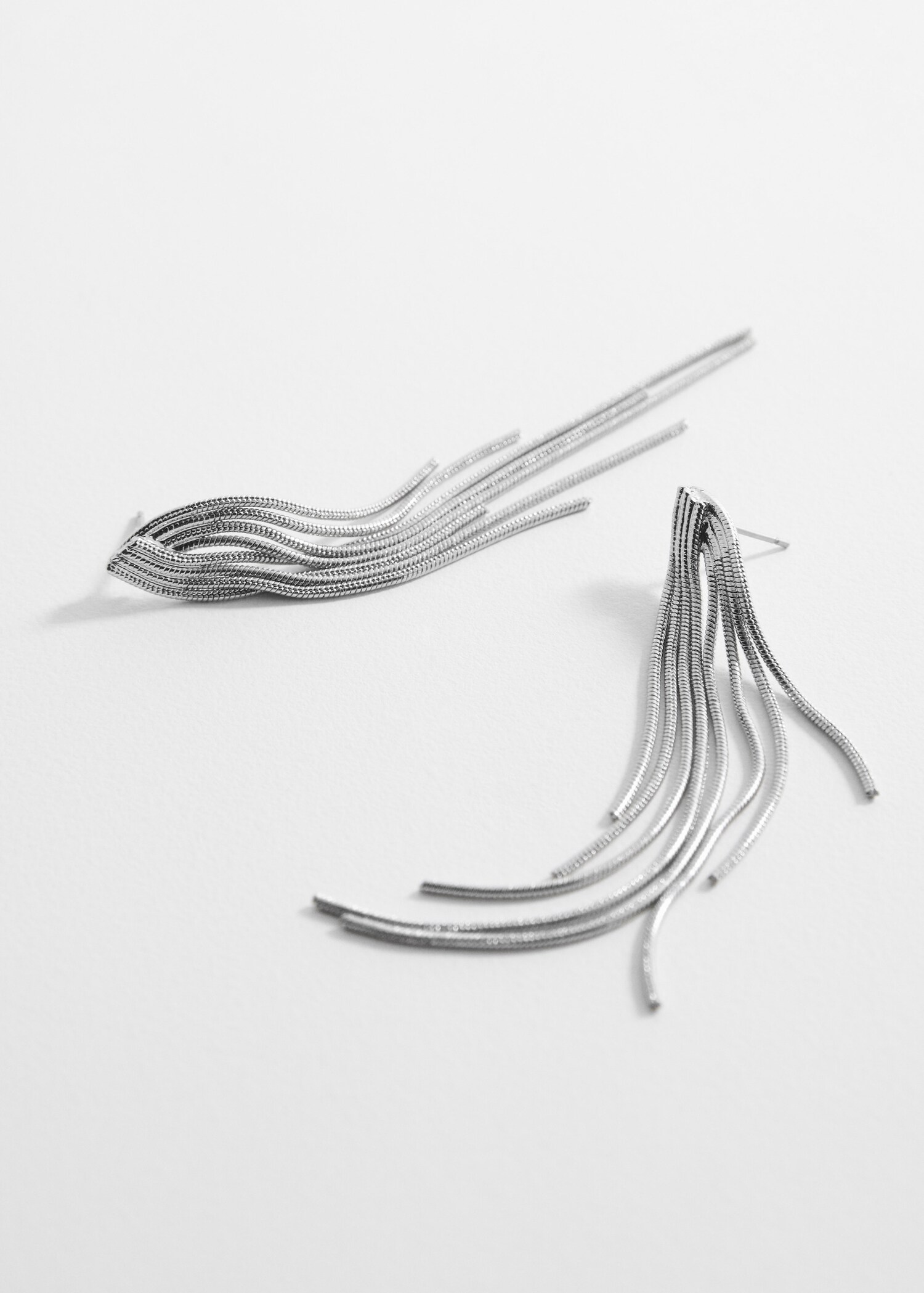 Pendientes largos strass - Plano medio
