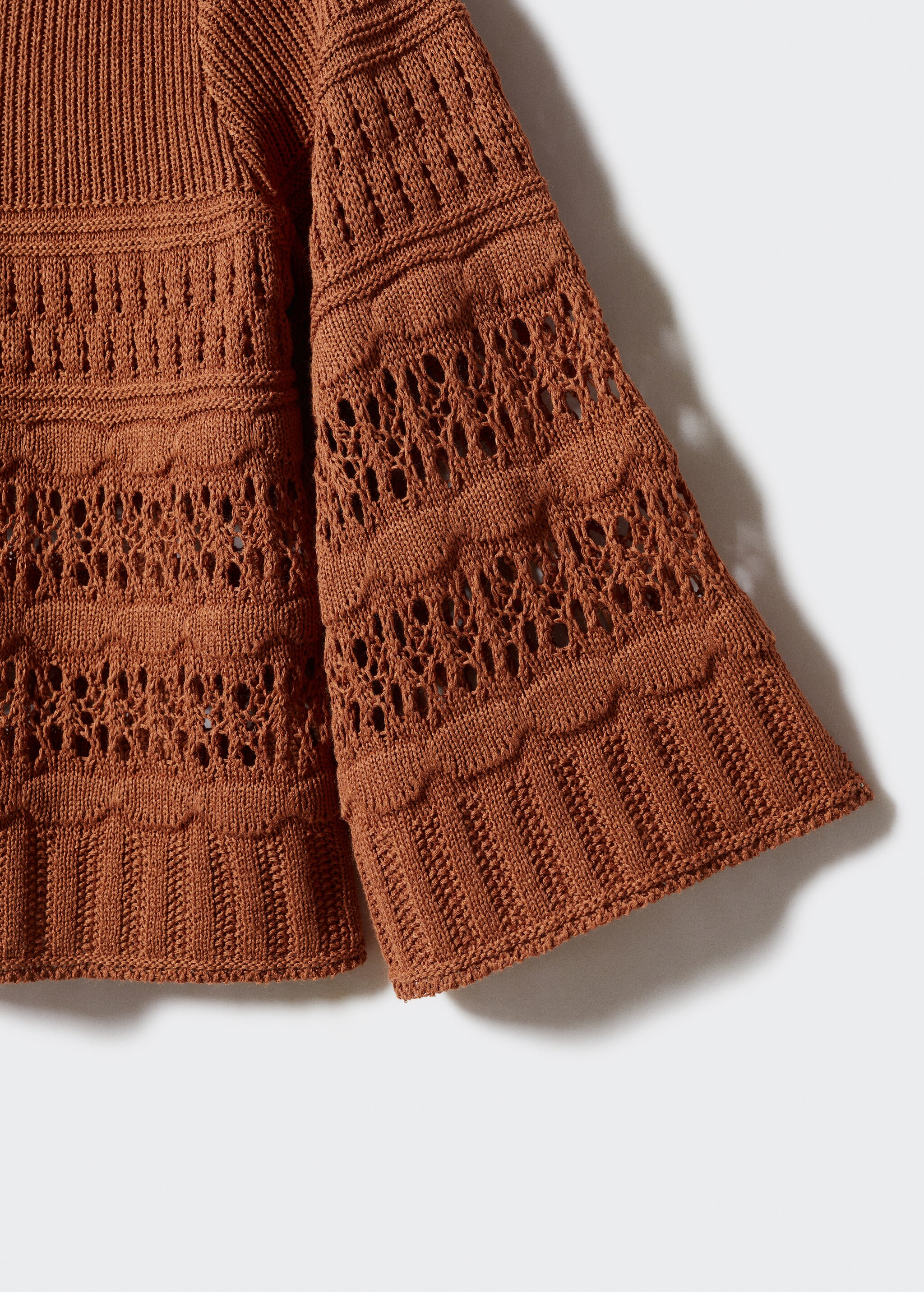 Openwork sweater with flared sleeves - Details of the article 8