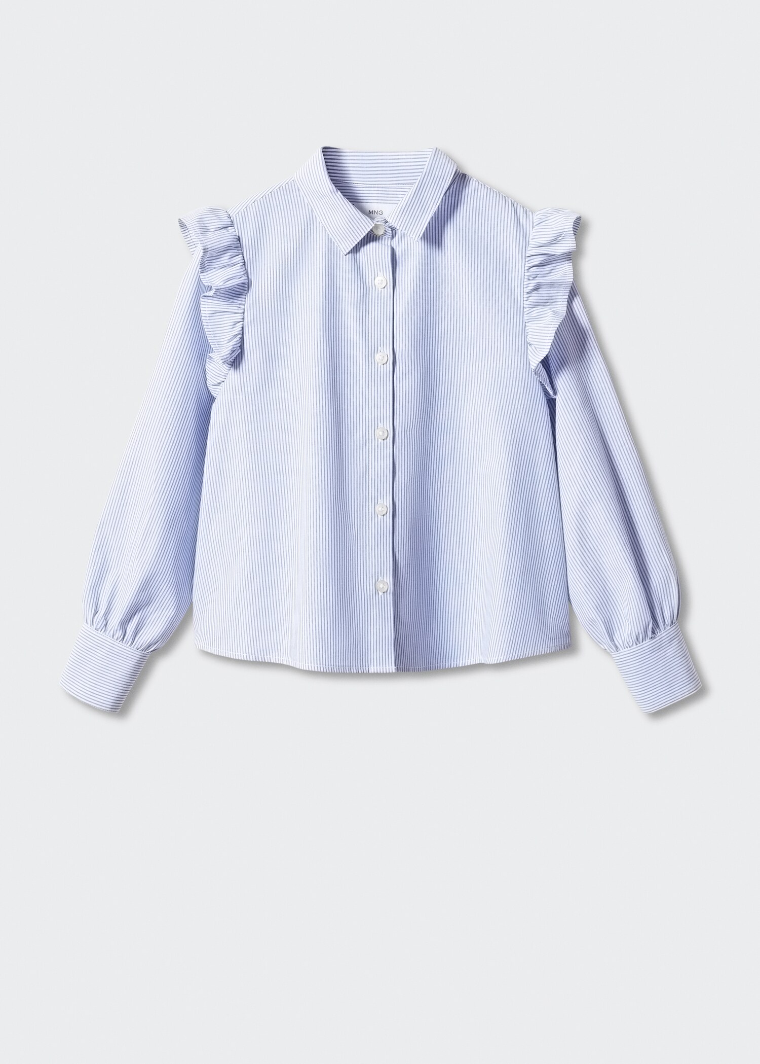 Ruffled cotton shirt - Article without model