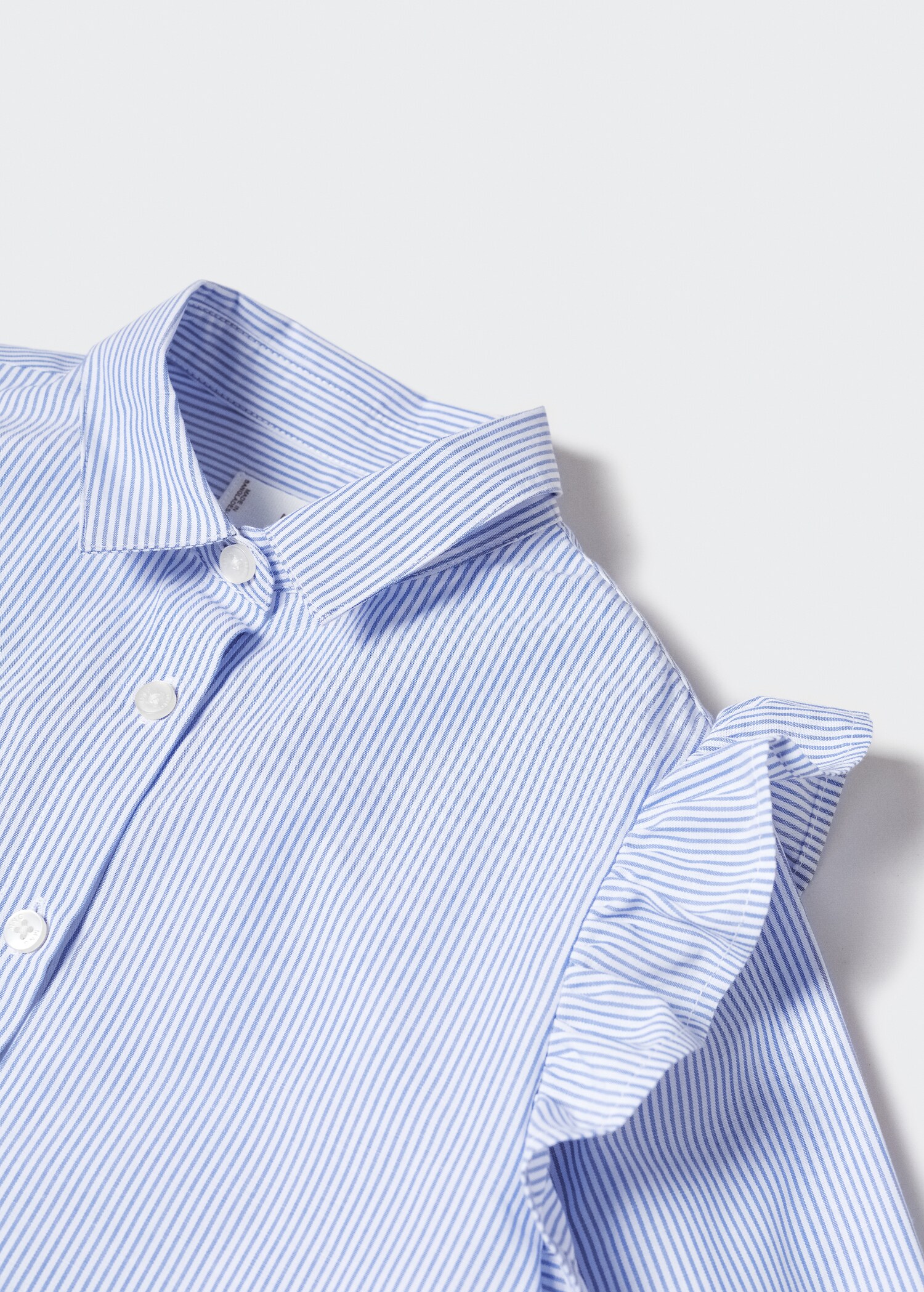 Ruffled cotton shirt - Details of the article 8