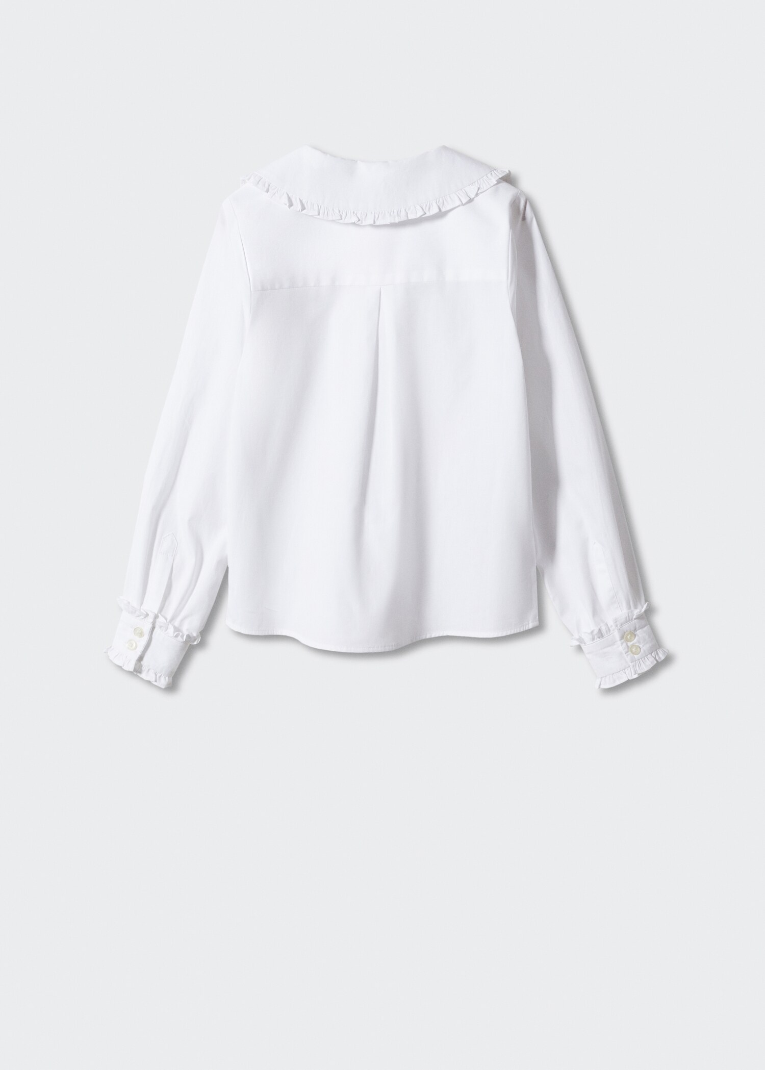 Double baby-collar shirt - Reverse of the article