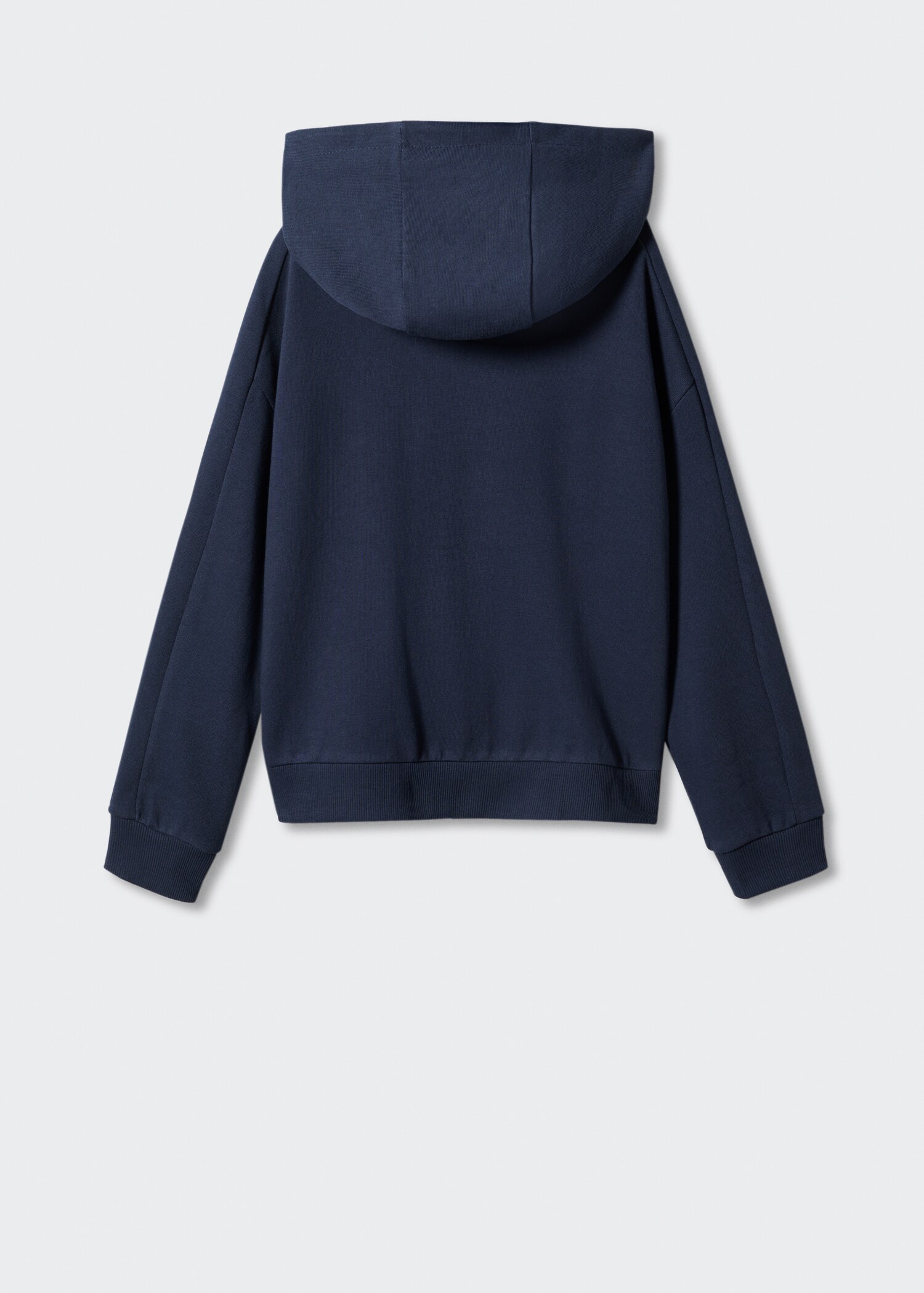 Sudadera capucha cremallera - Reverso del artículo