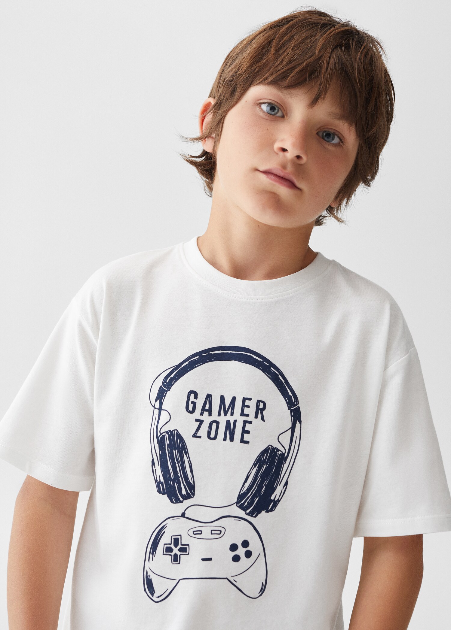 Cotton printed T-shirt - Details of the article 1