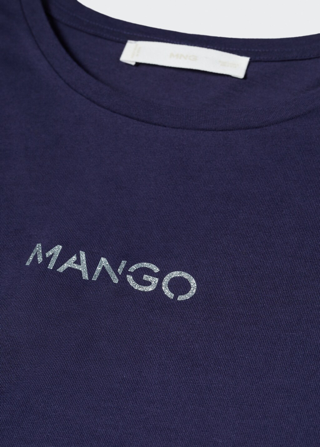 Camiseta logo metalizado