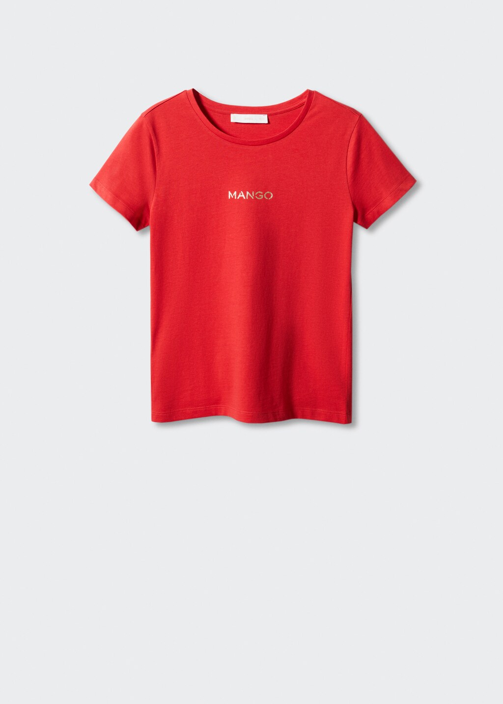 Camiseta logo metalizado