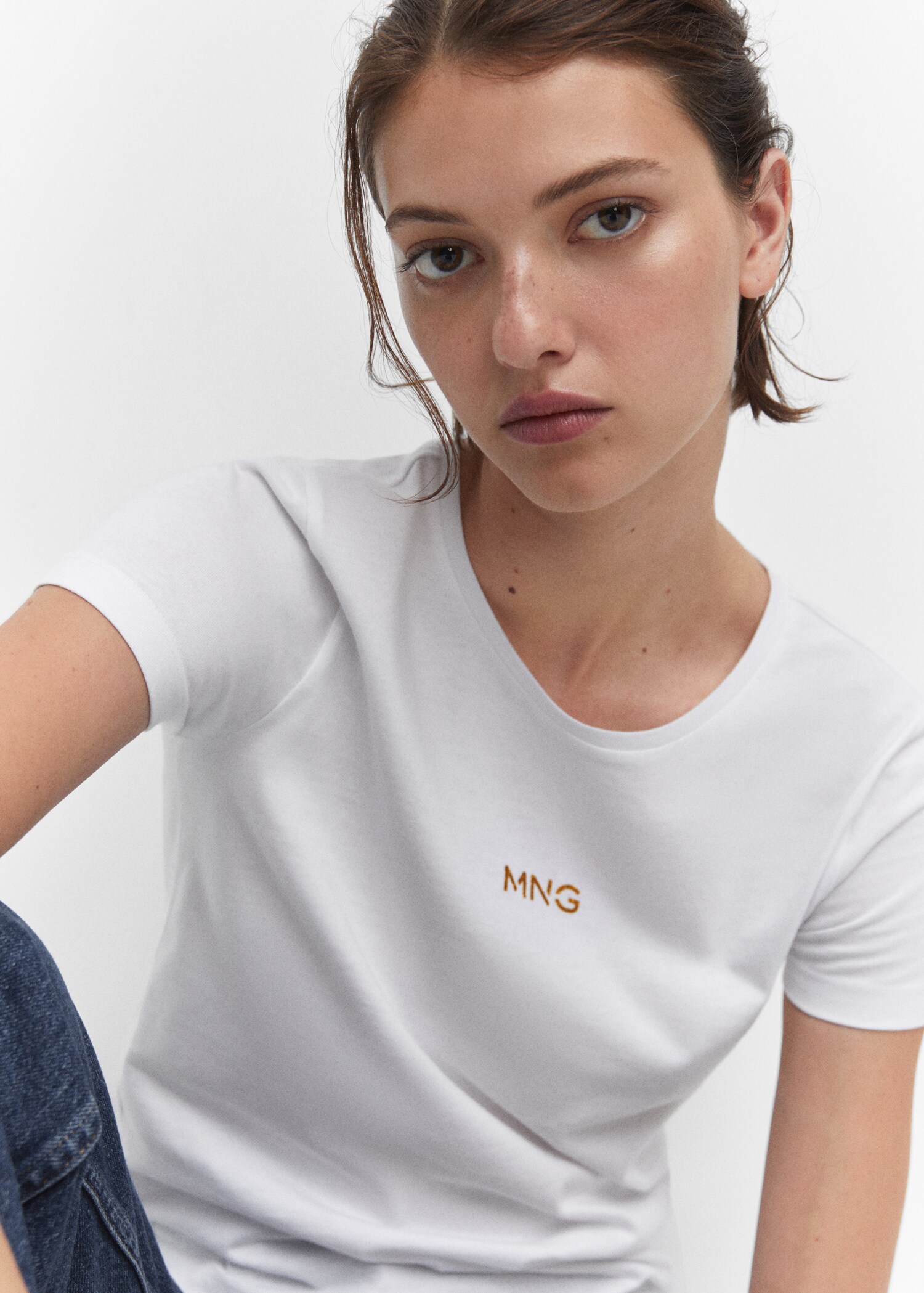Metallic logo T-shirt - Details of the article 1