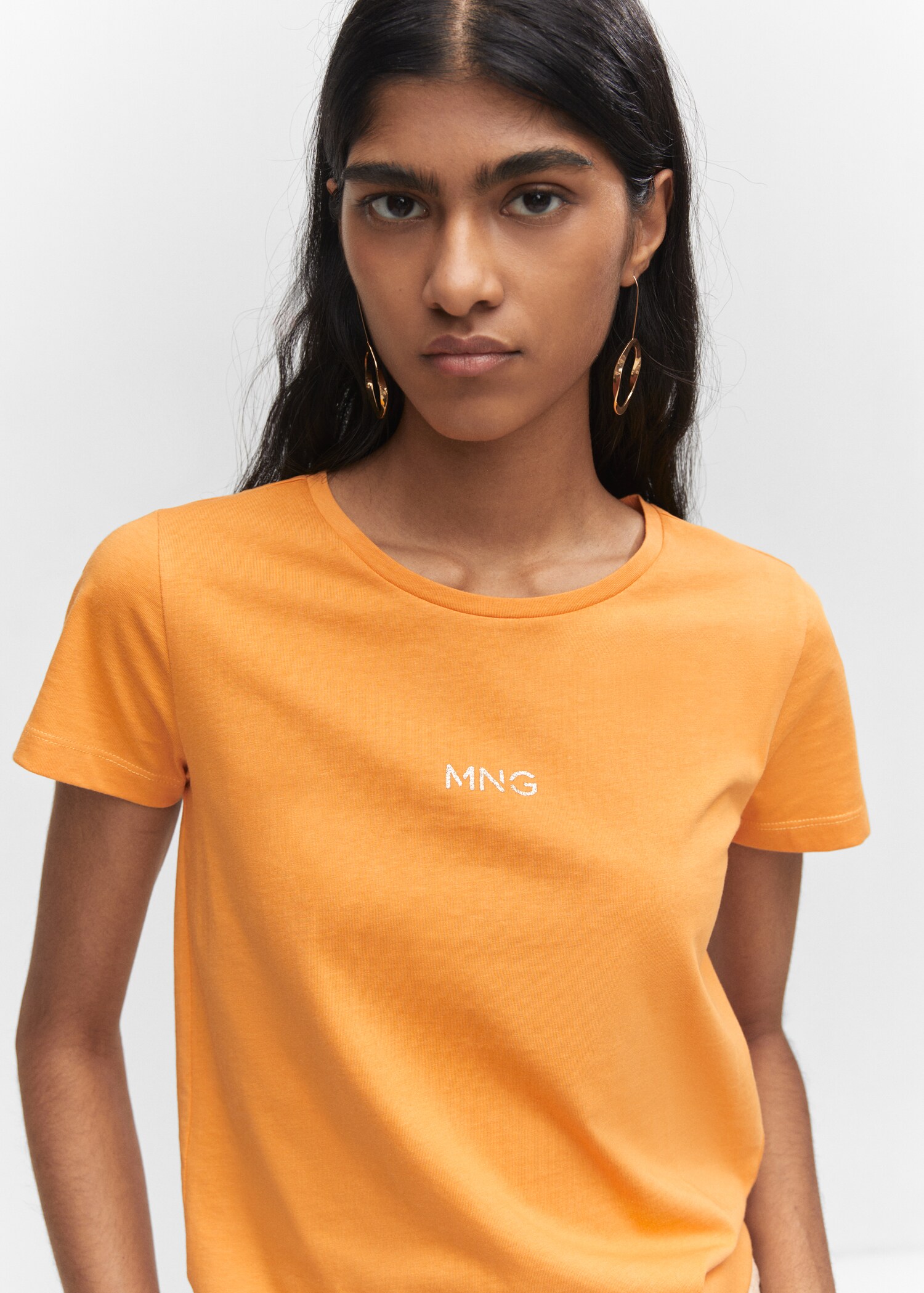 Metallic logo T-shirt - Details of the article 1