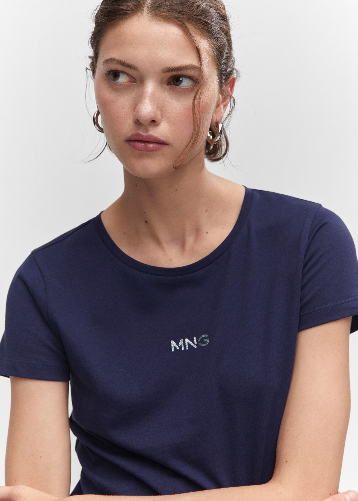 Metallic logo T-shirt - Details of the article 1
