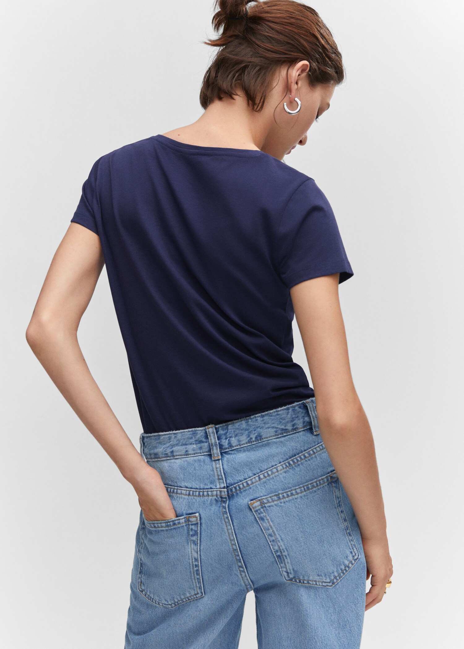 Metallic logo T-shirt - Reverse of the article
