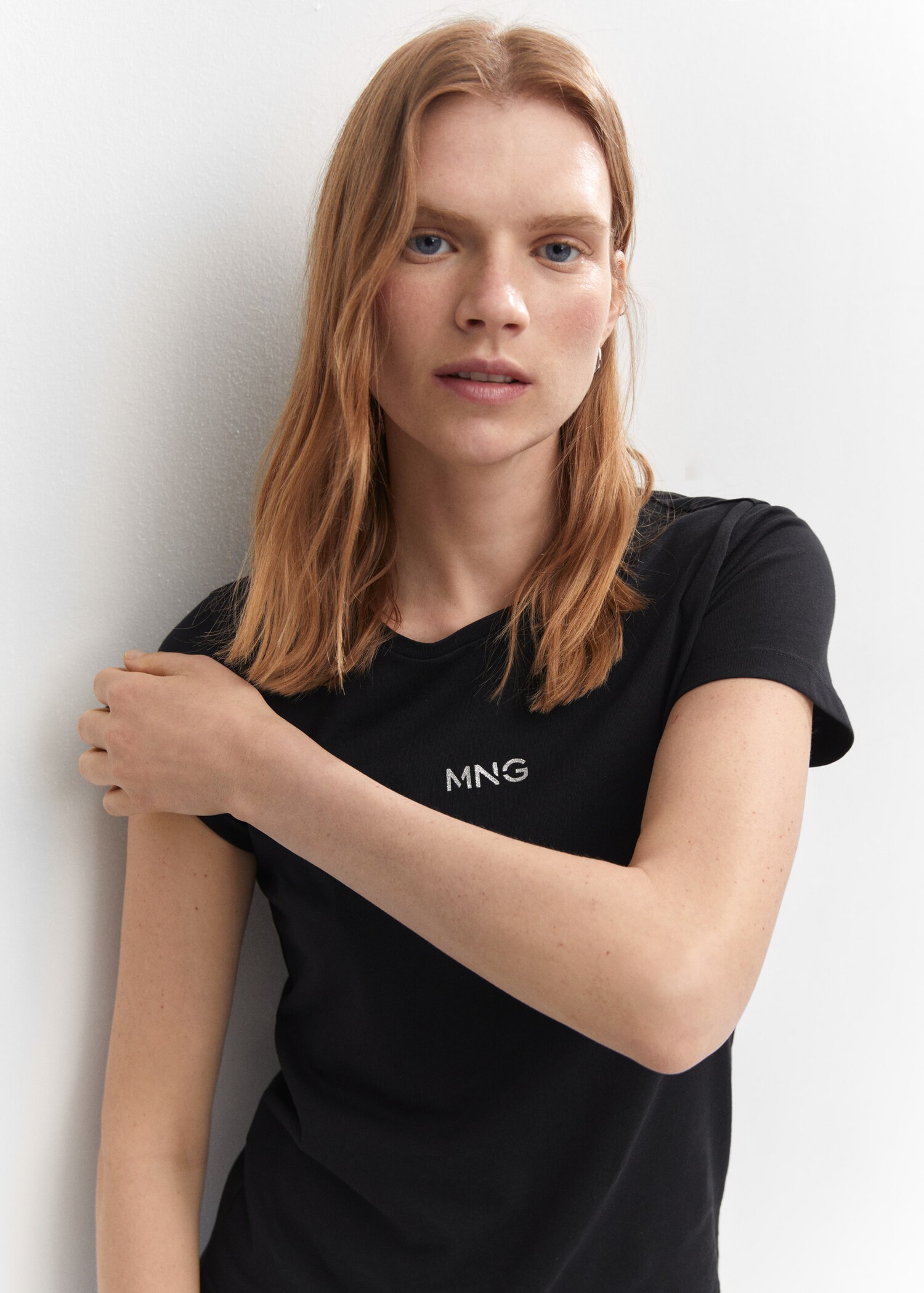 Metallic logo T-shirt - Details of the article 1
