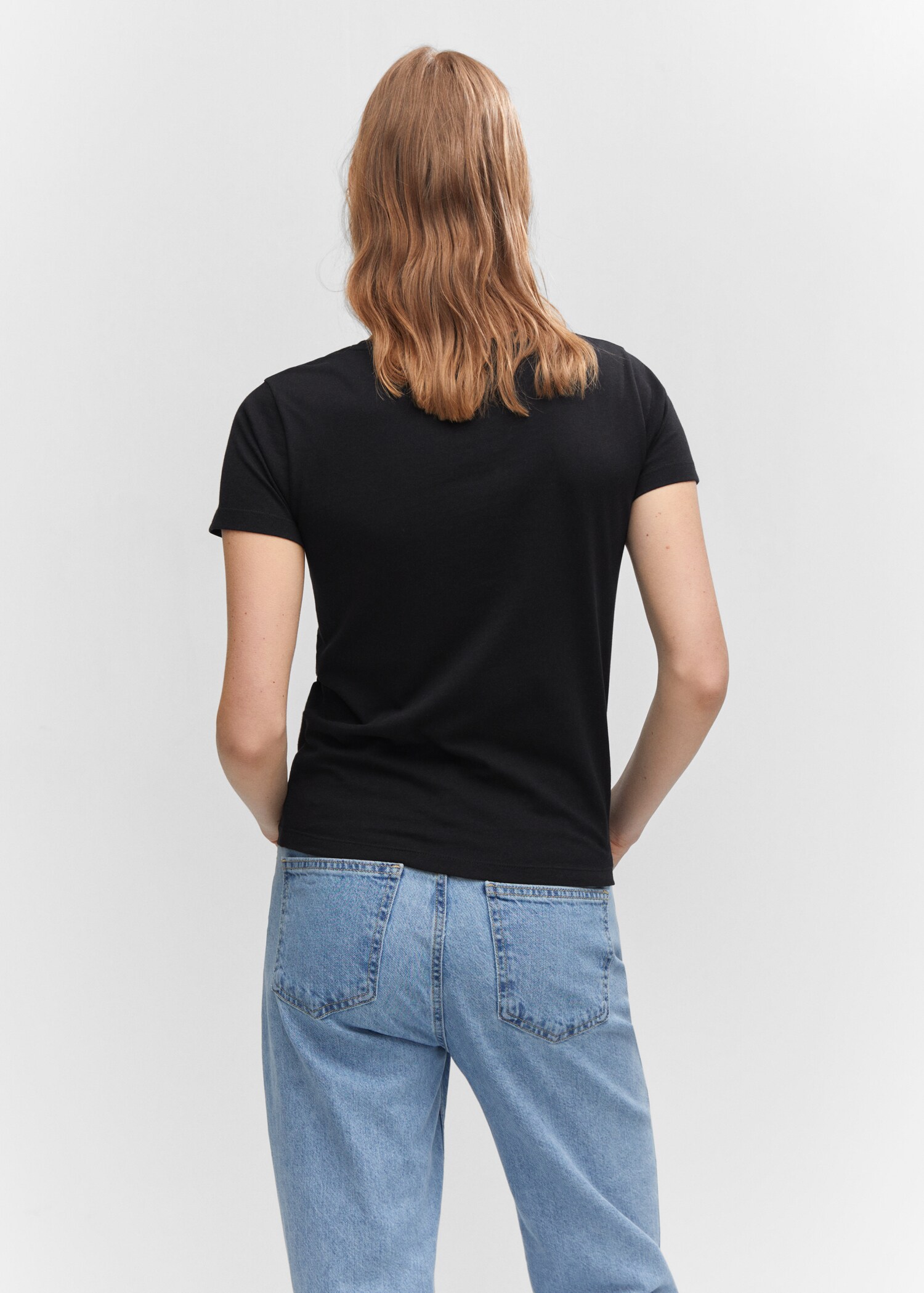 Metallic logo T-shirt - Reverse of the article