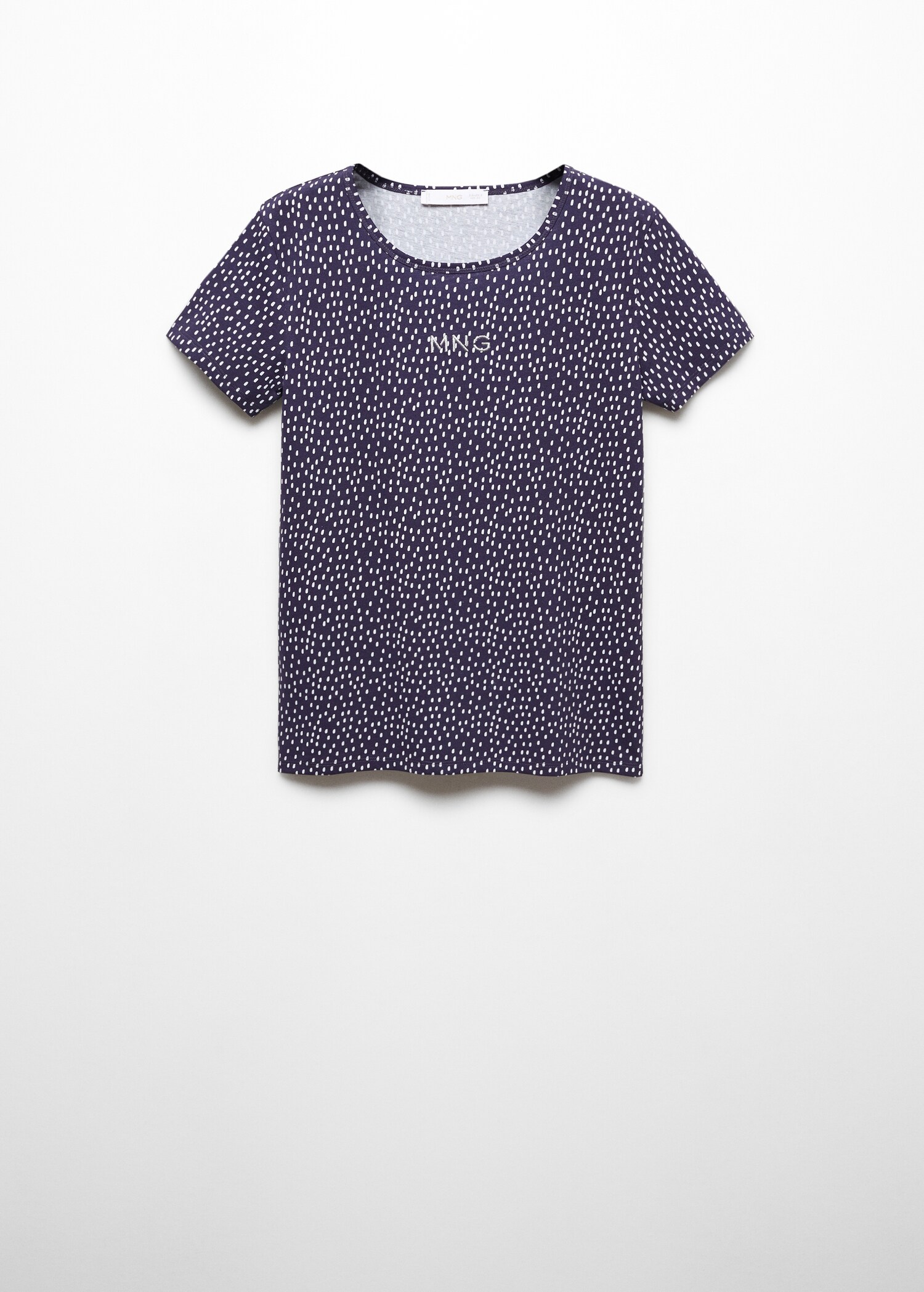 Embroidered logo print t-shirt - Article without model