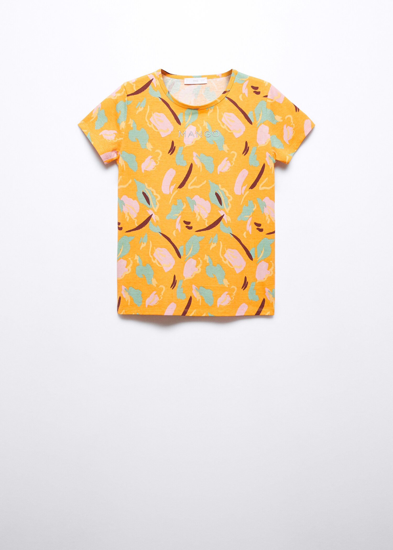 T-shirt imprimé logo brodé - Article sans modèle