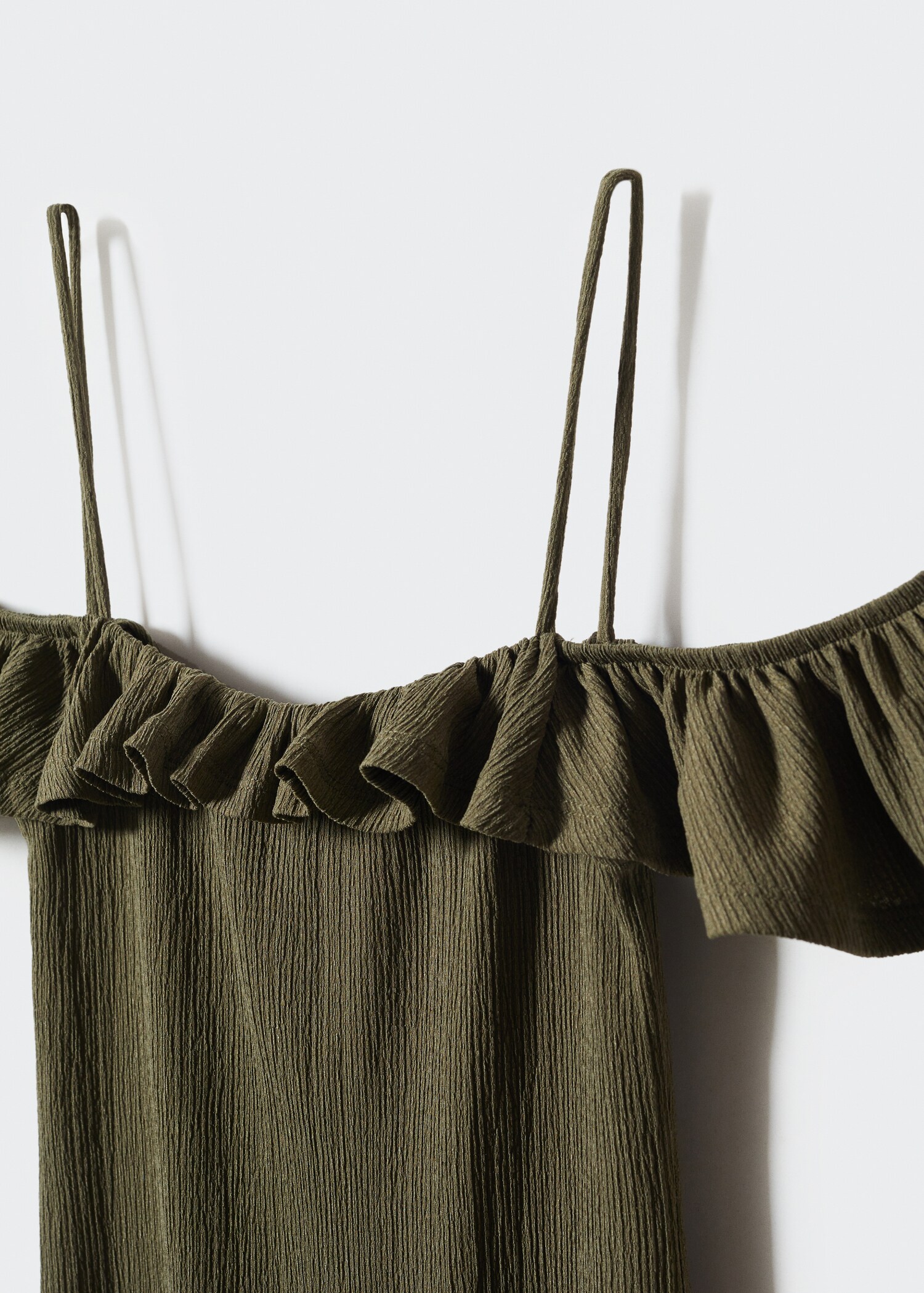 Textured ruffled dress - Details of the article 8