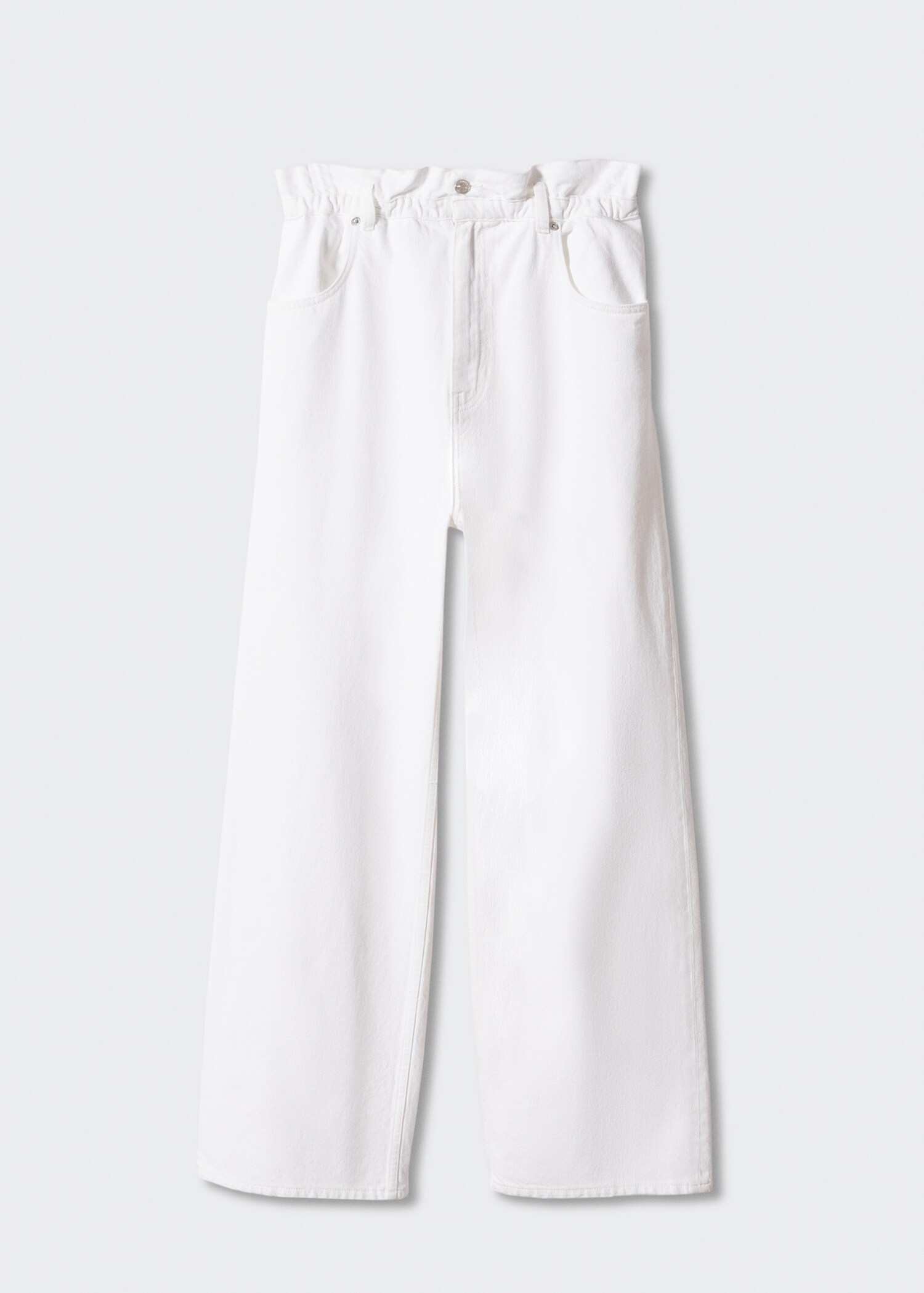 Slouchy jeans met elastische tailleband - Artikel zonder model