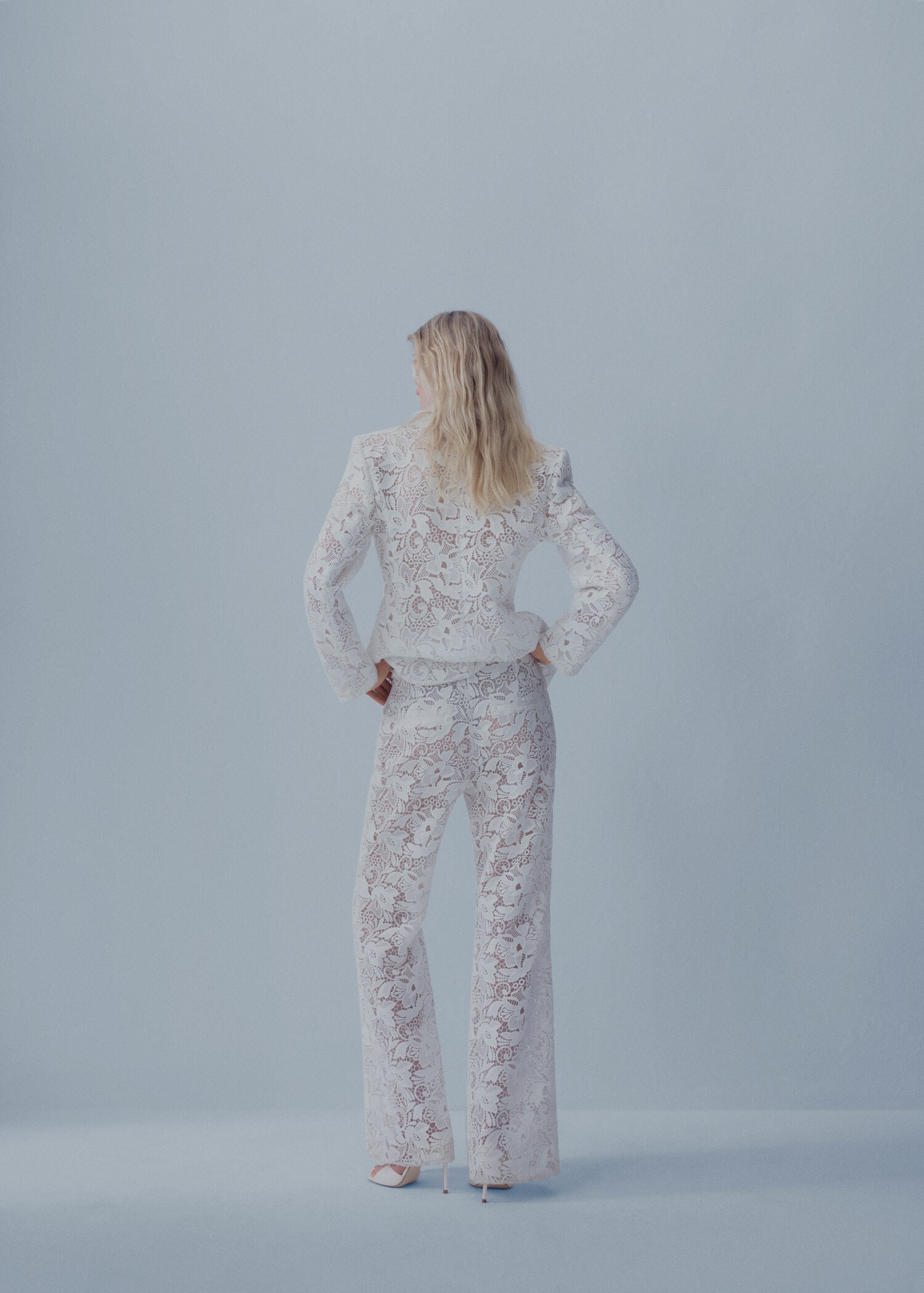 Pantalón traje guipur - Reverso del artículo