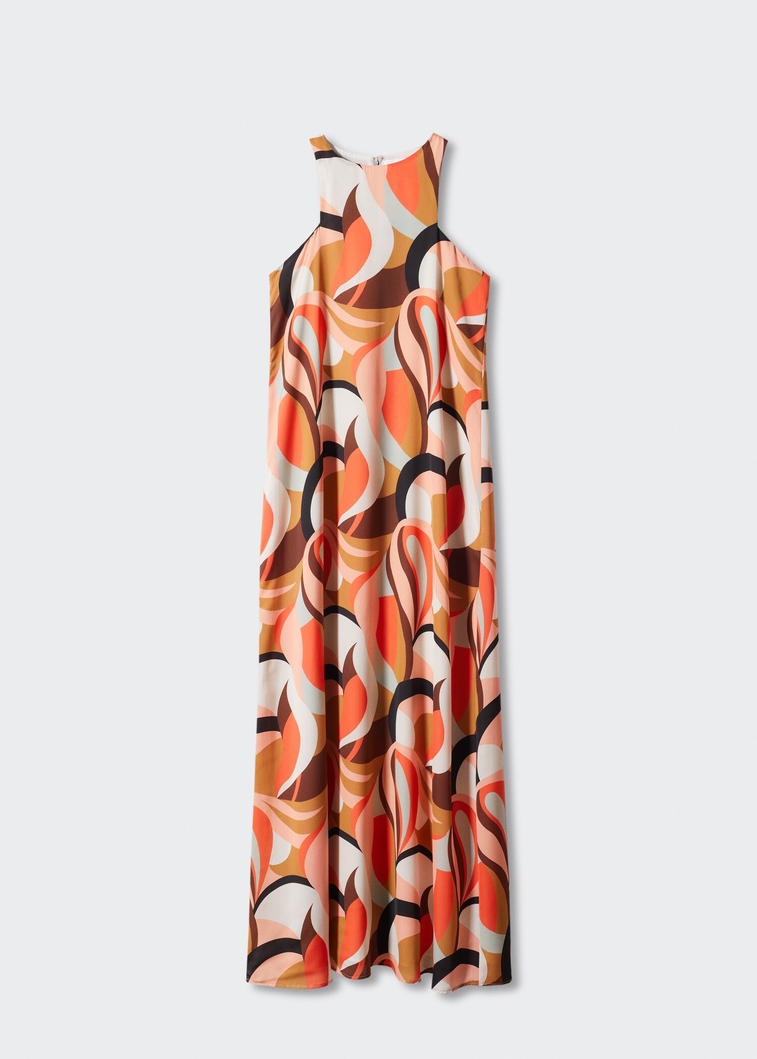Vestido halter estampado - Artigo sem modelo