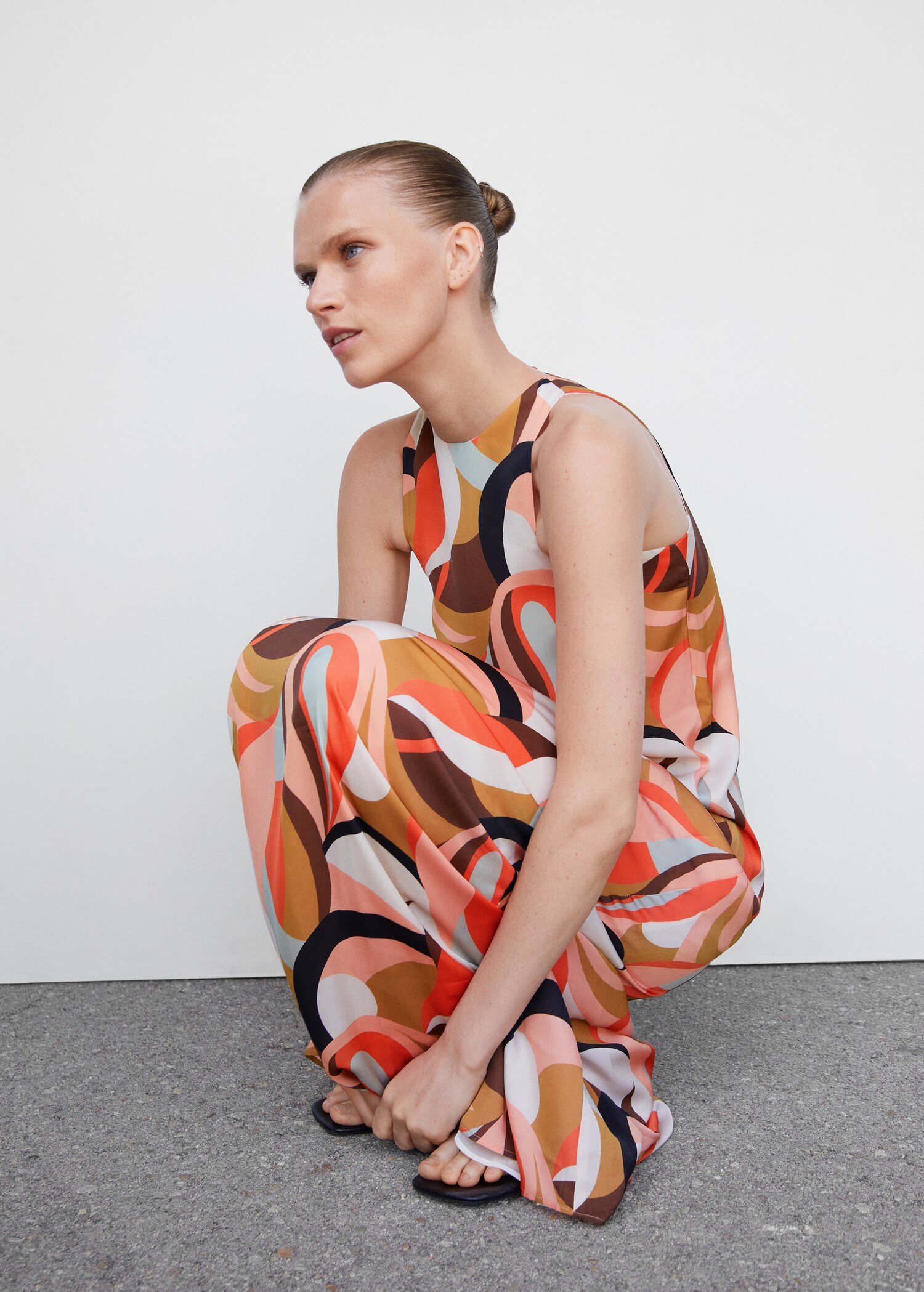 Vestido halter estampado - Pormenor do artigo 2