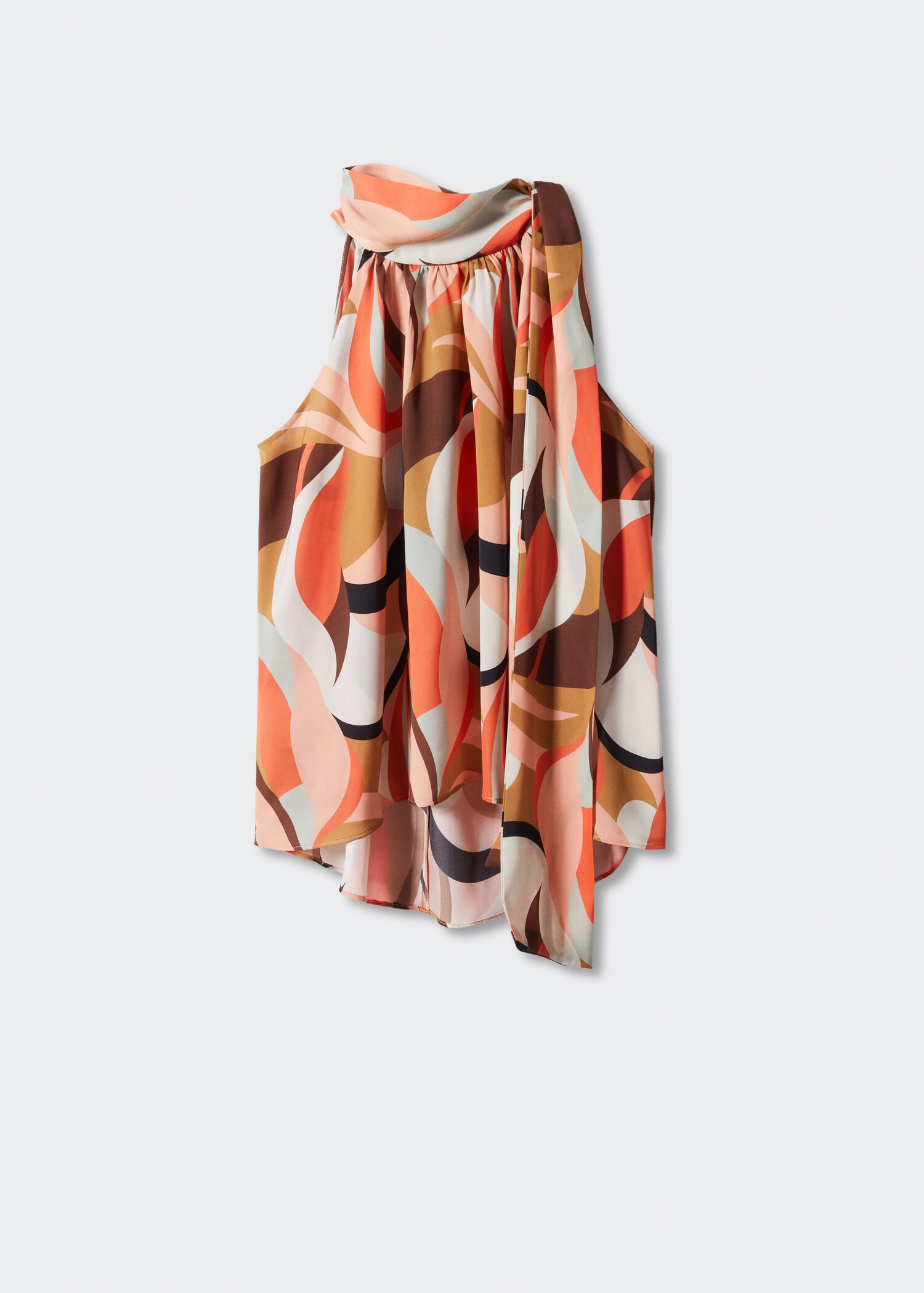 Blusa lazo cuello halter - Artículo sin modelo
