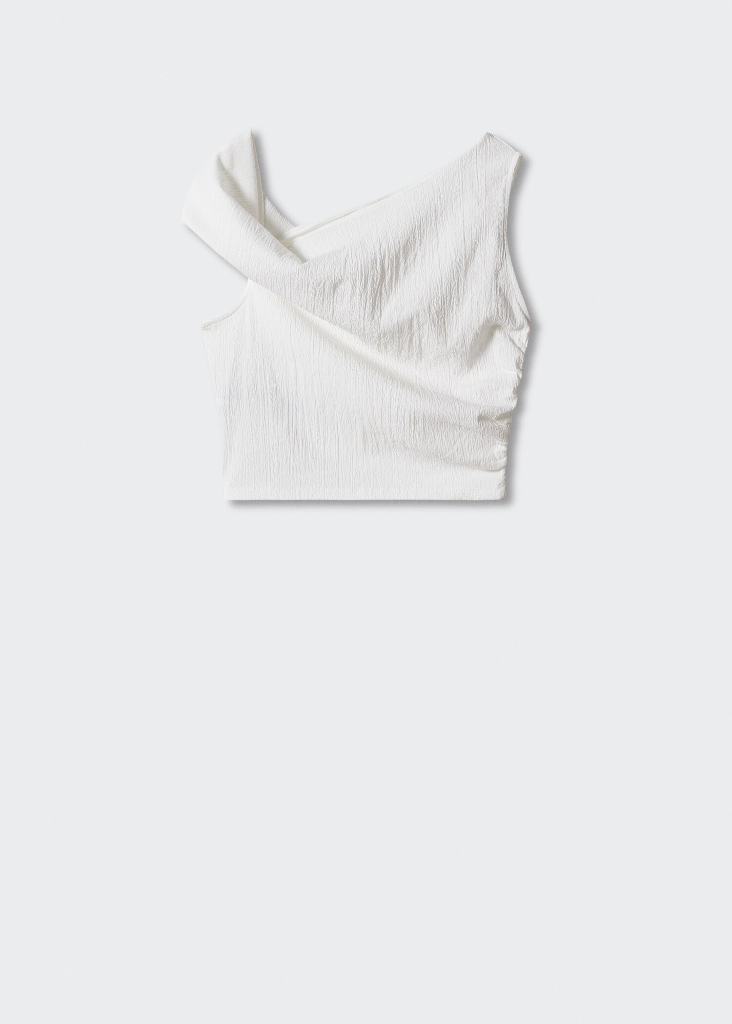 Asymmetrical textured top - Article without model