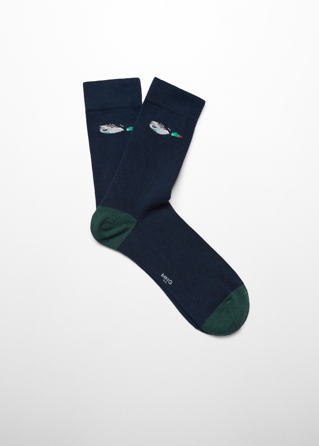 Chaussettes coton motif canard
