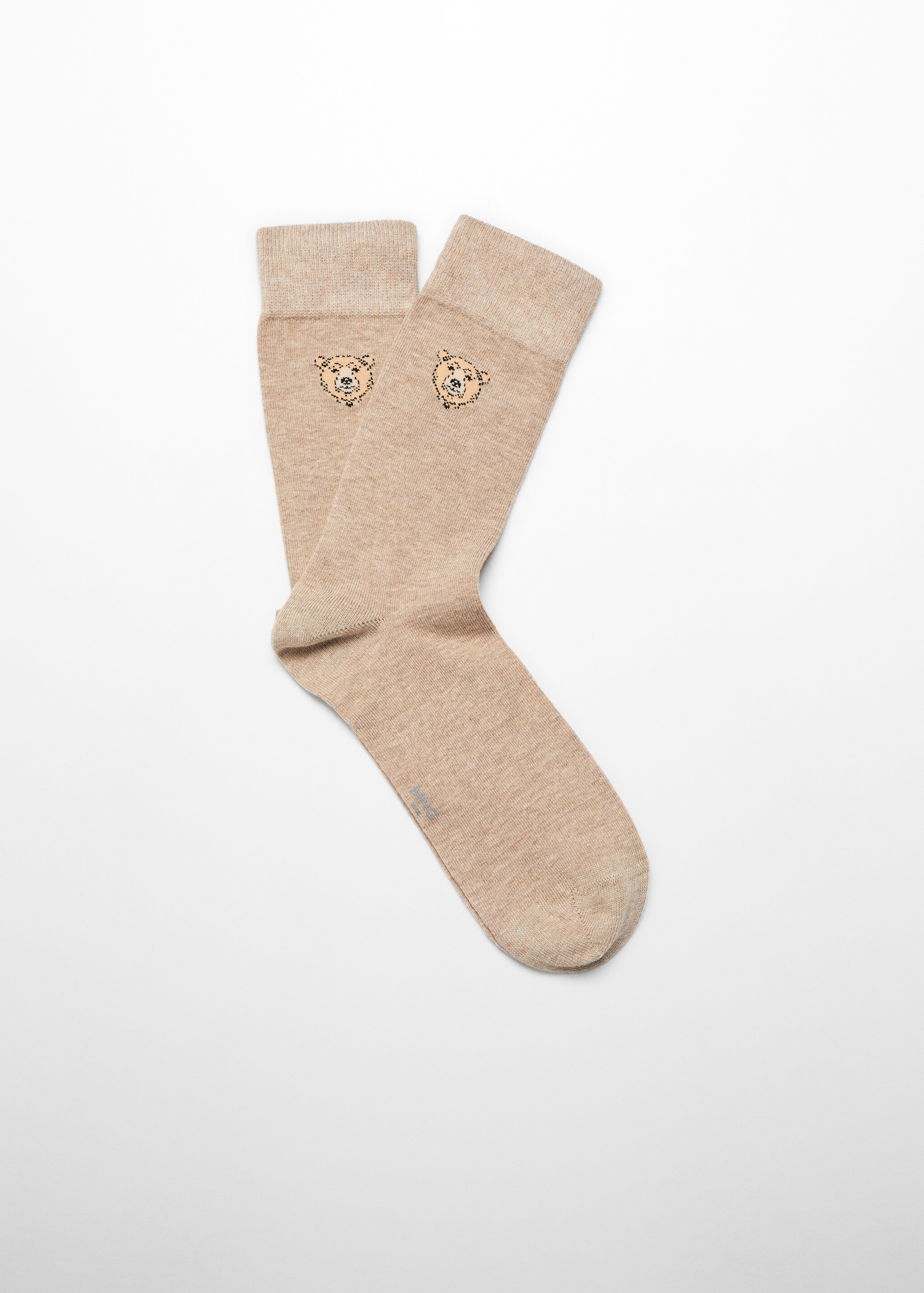 Chaussettes coton motif ours - Article without model