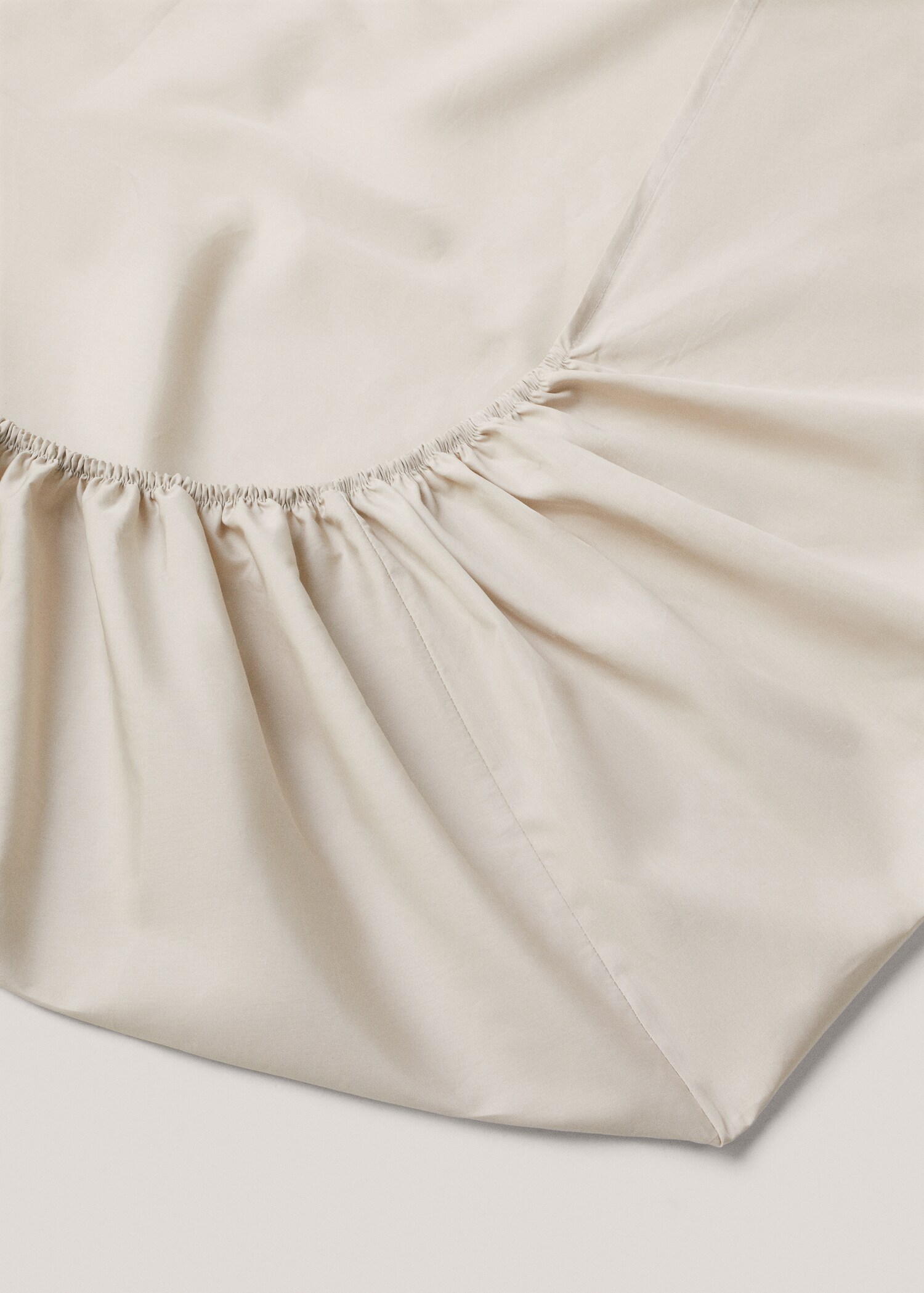 Drap-housse percale de coton (300 fils) 180x200x30 cm - Détail de l'article 1