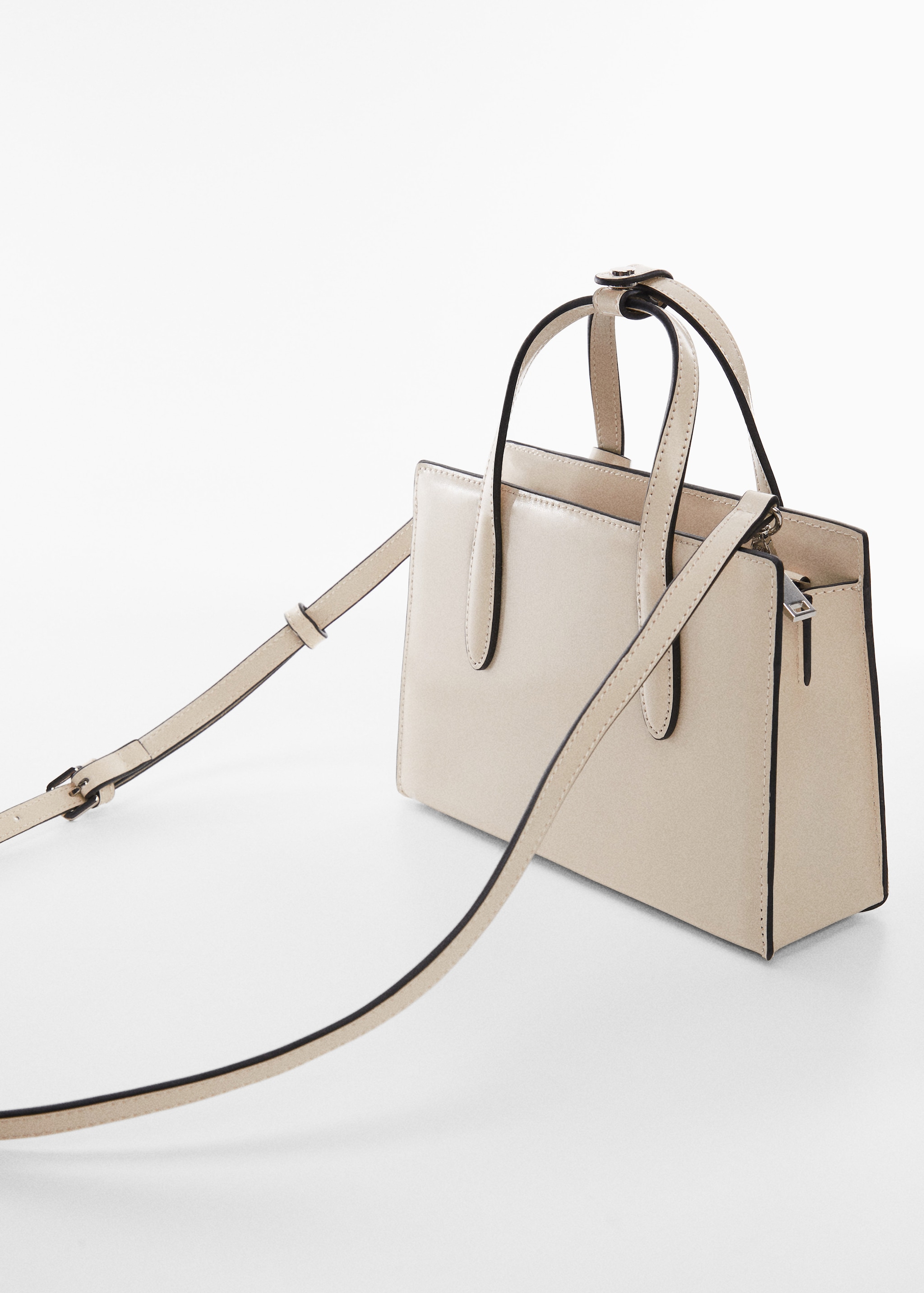 Saffiano-effect small shopper bag - Details of the article 2