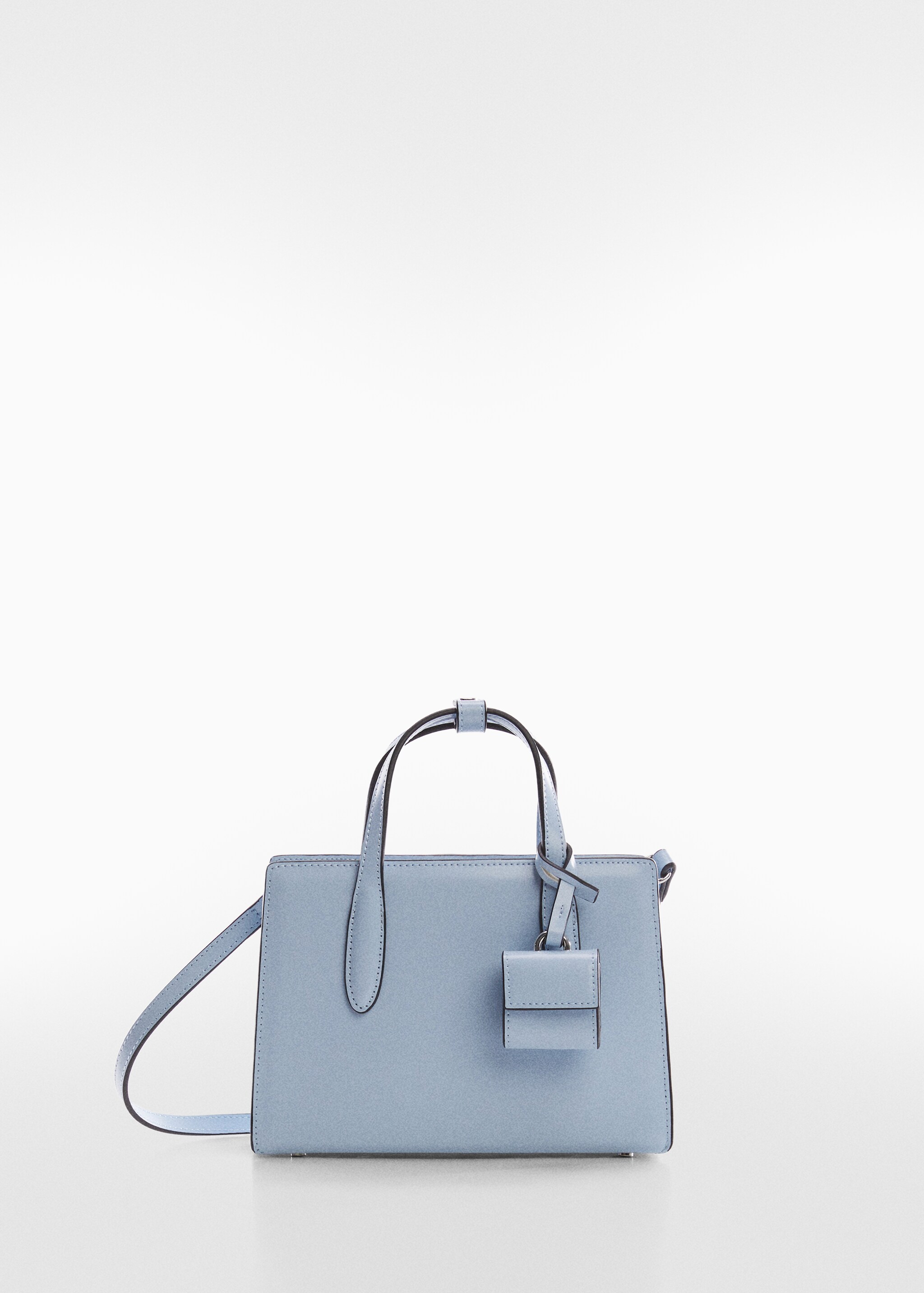 Saffiano-effect small shopper bag - Articol fără model