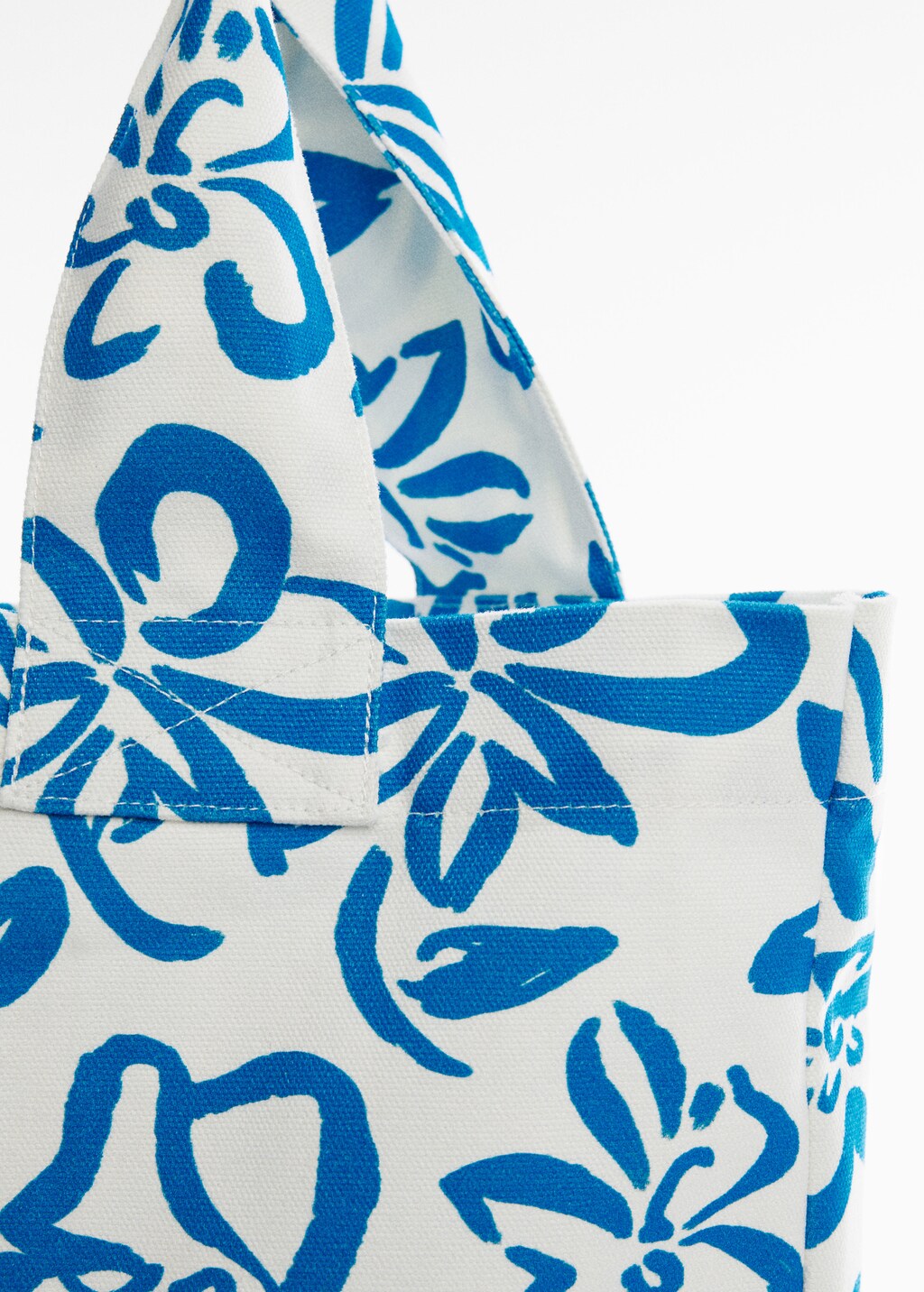 Floral tote bag