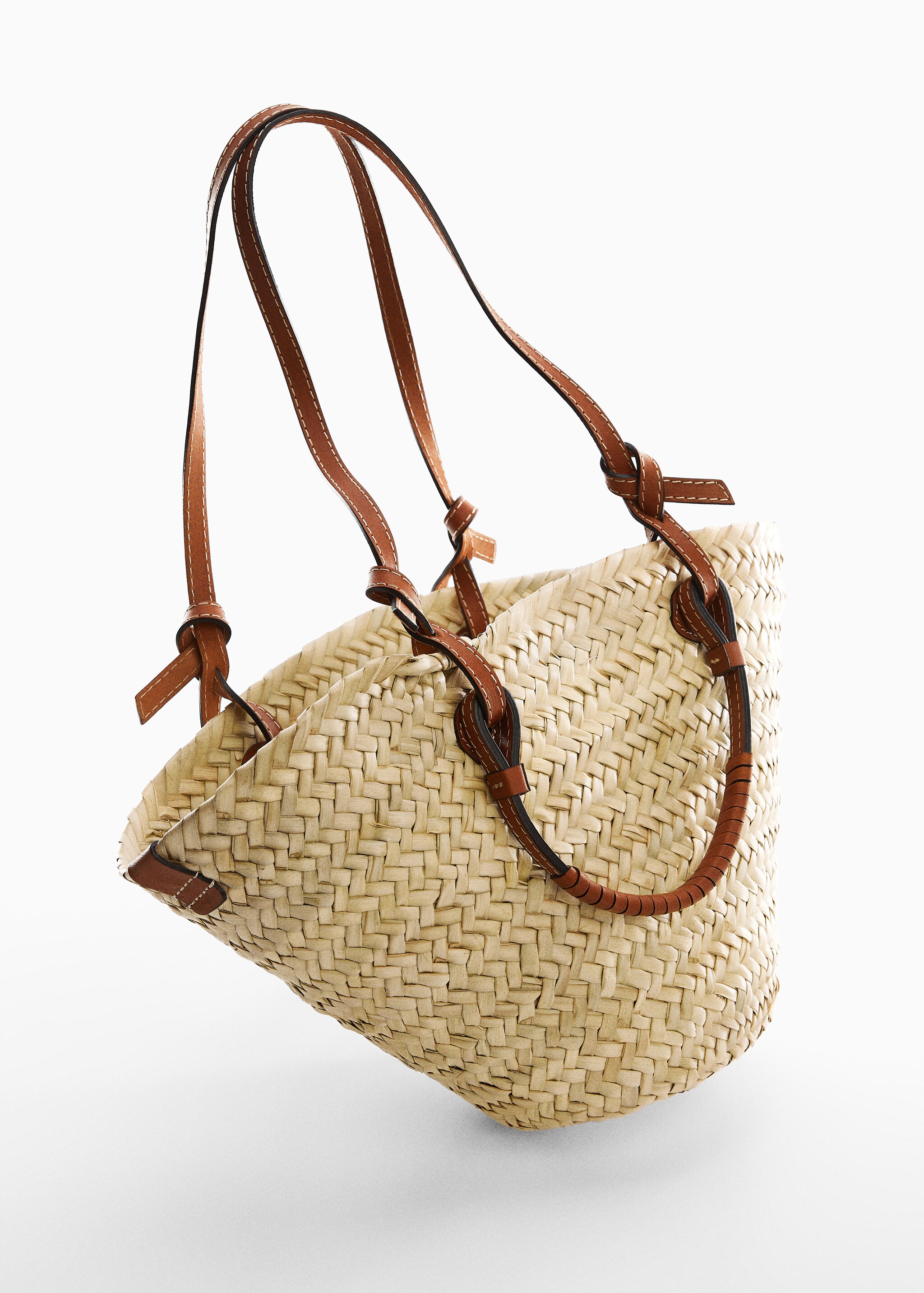 Small raffia carrycot bag - Details of the article 5