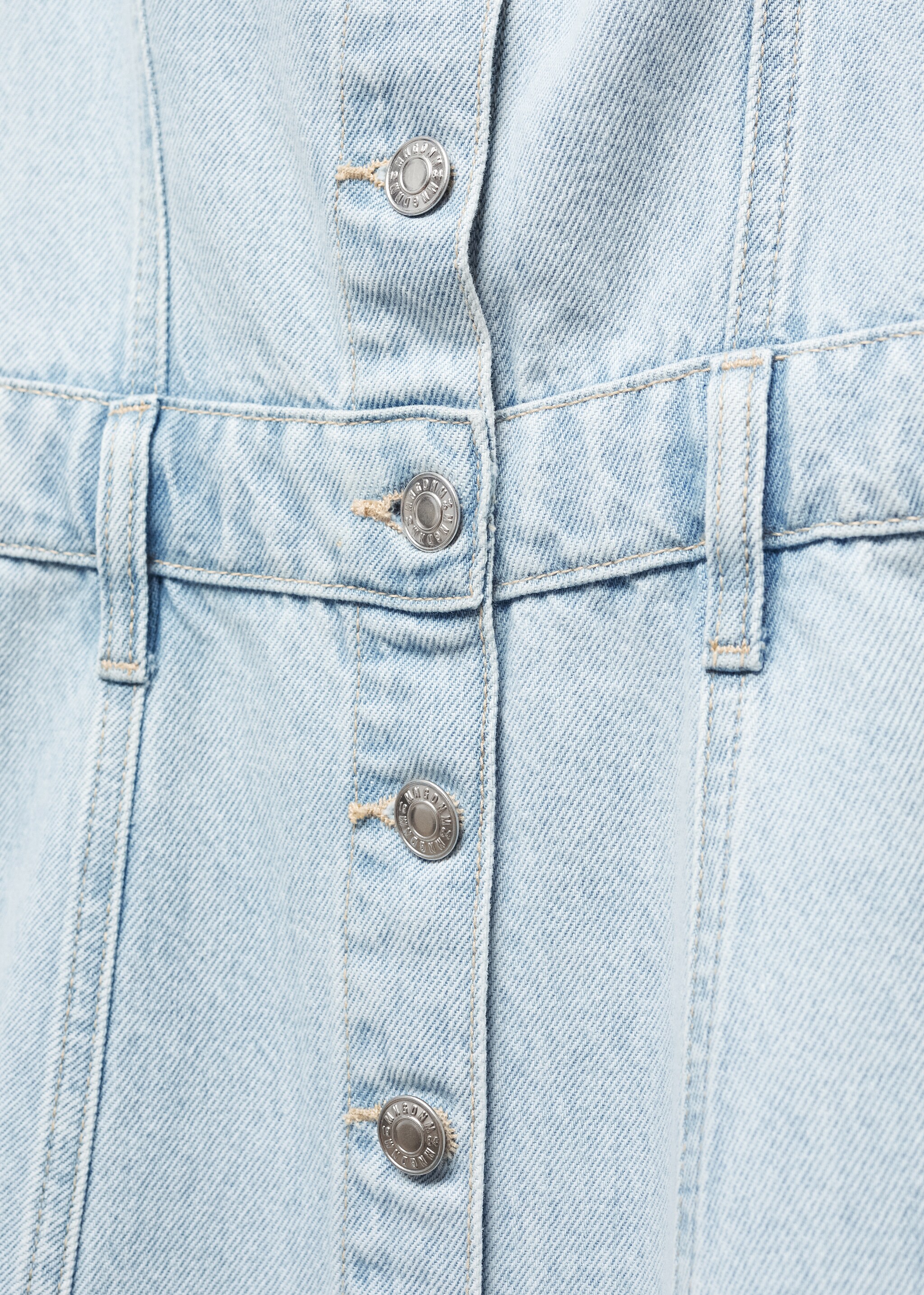 Button denim dress - Details of the article 8