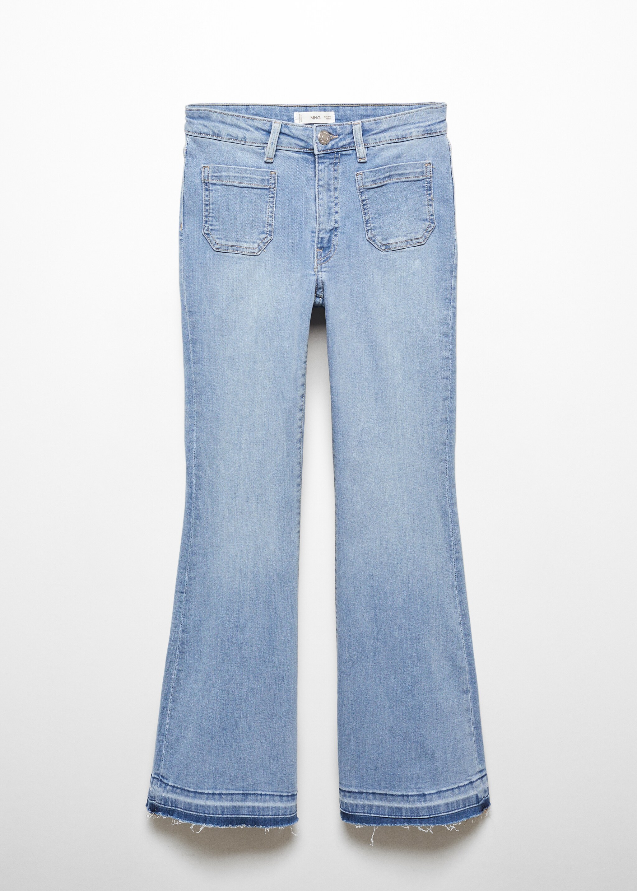 Flared jeans with pocket - Artikel zonder model