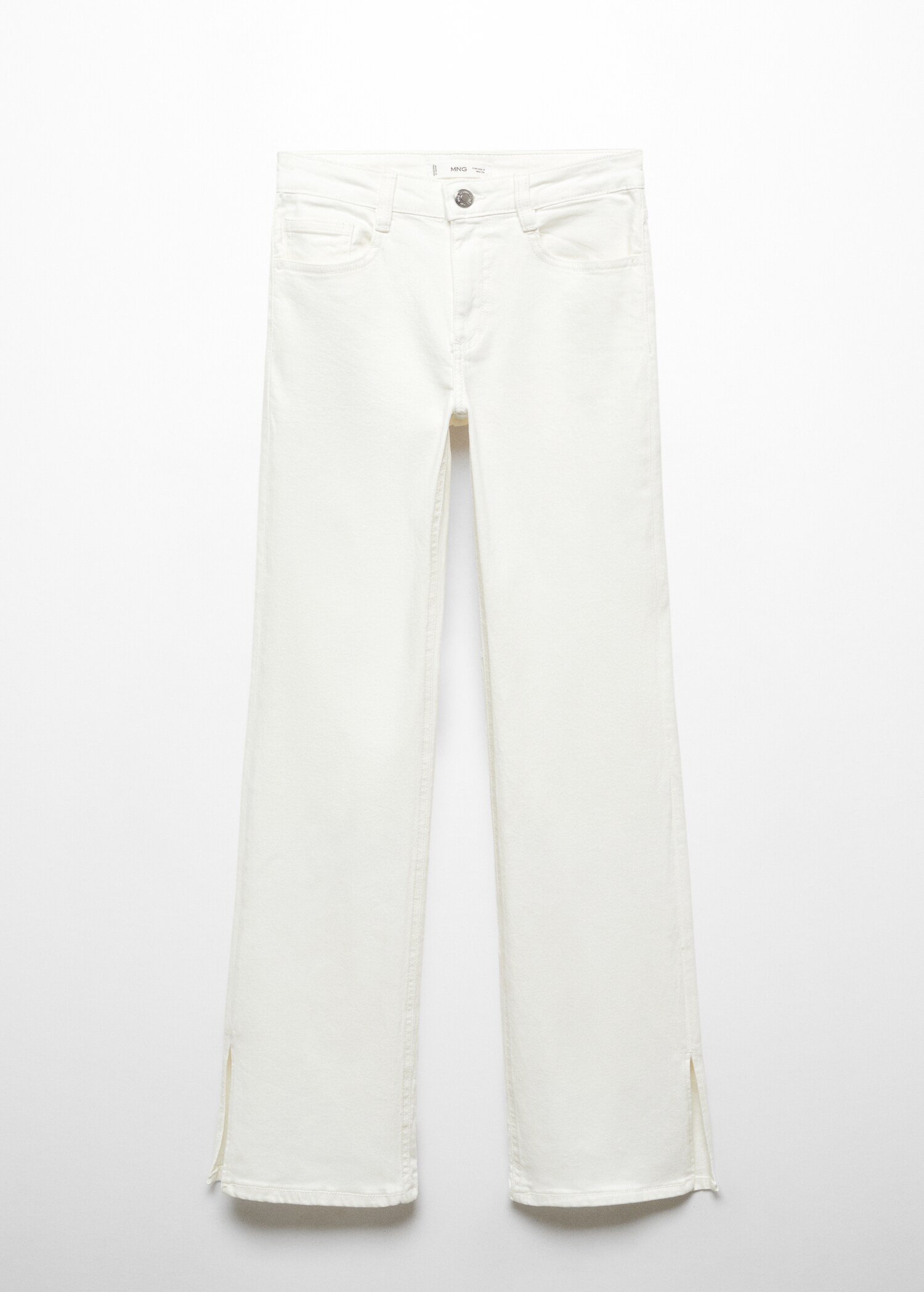 Flared jeans with opening - Article without model