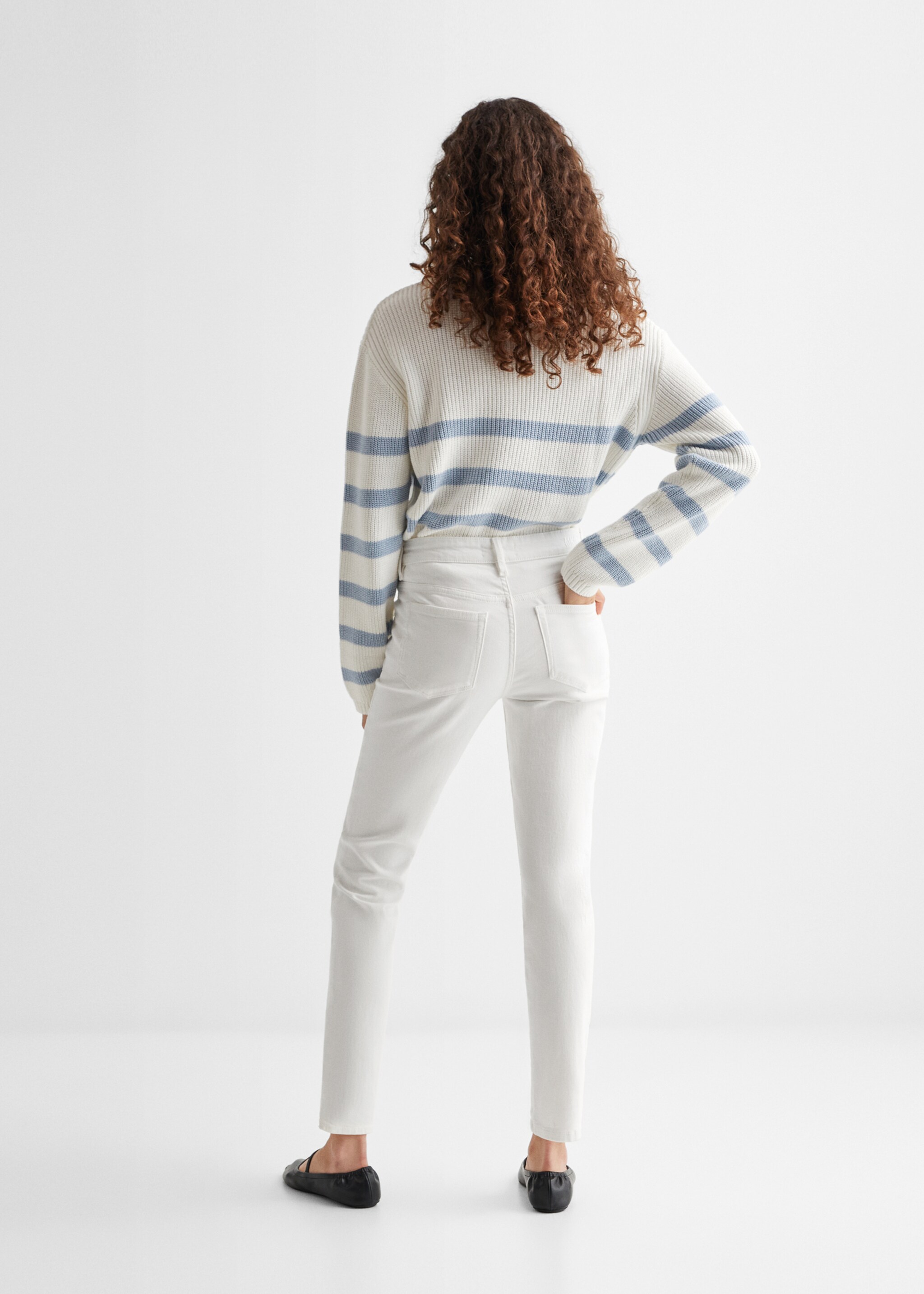 Jeans skinny abertura - Reverso del artículo