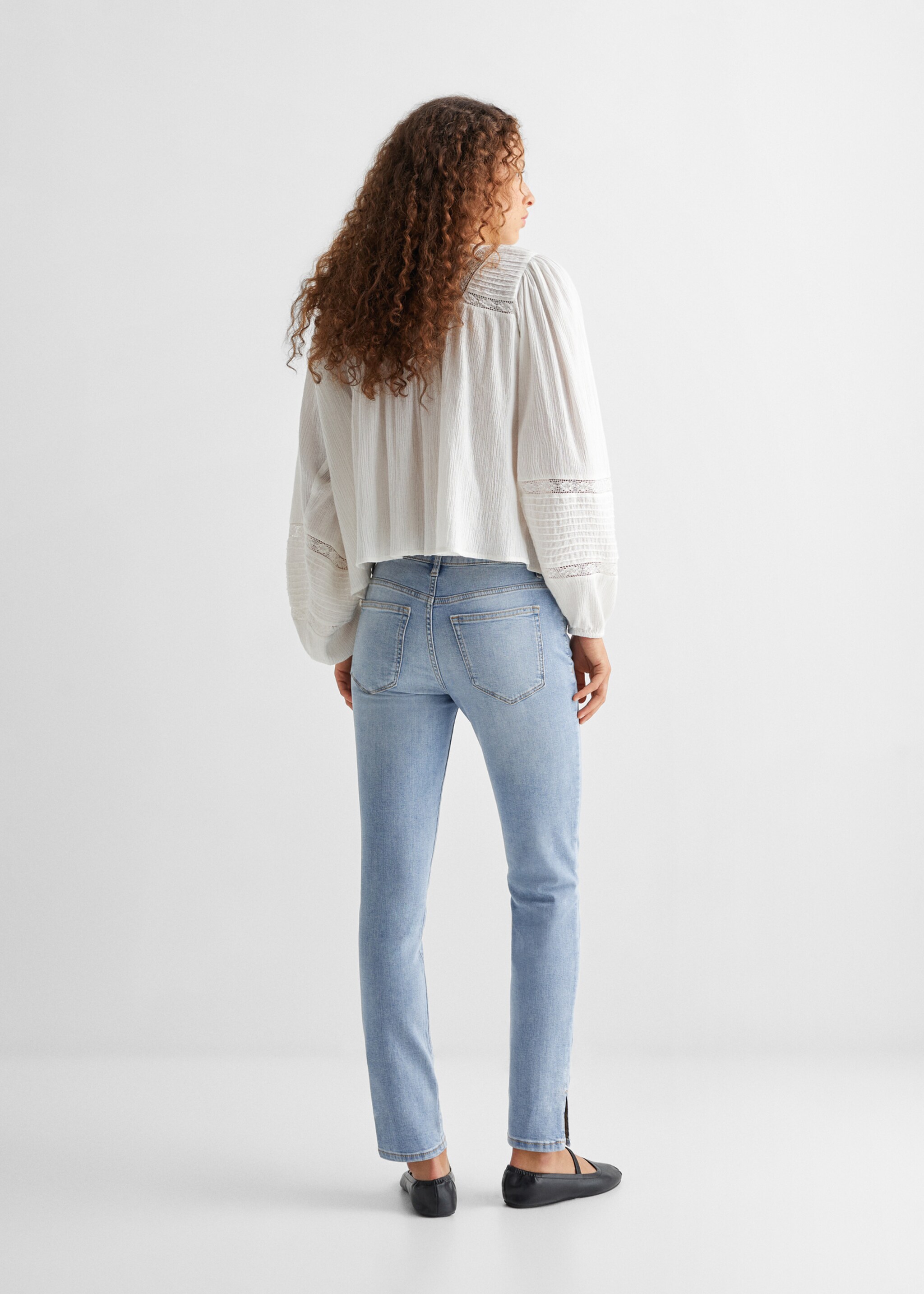 Jeans skinny abertura - Reverso del artículo
